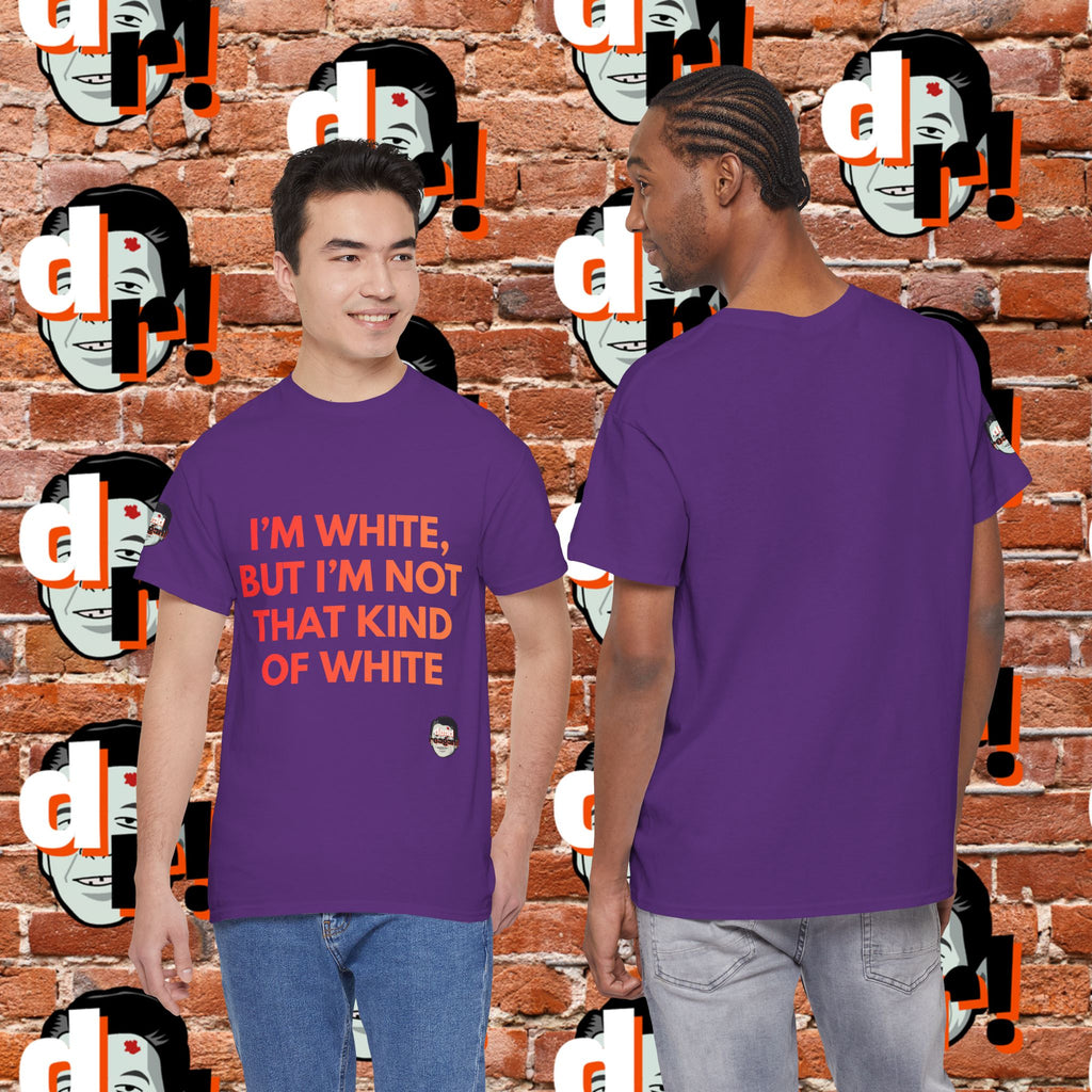 I’m White But… (Orange Gradient Letter) Unisex Heavy Cotton Tee