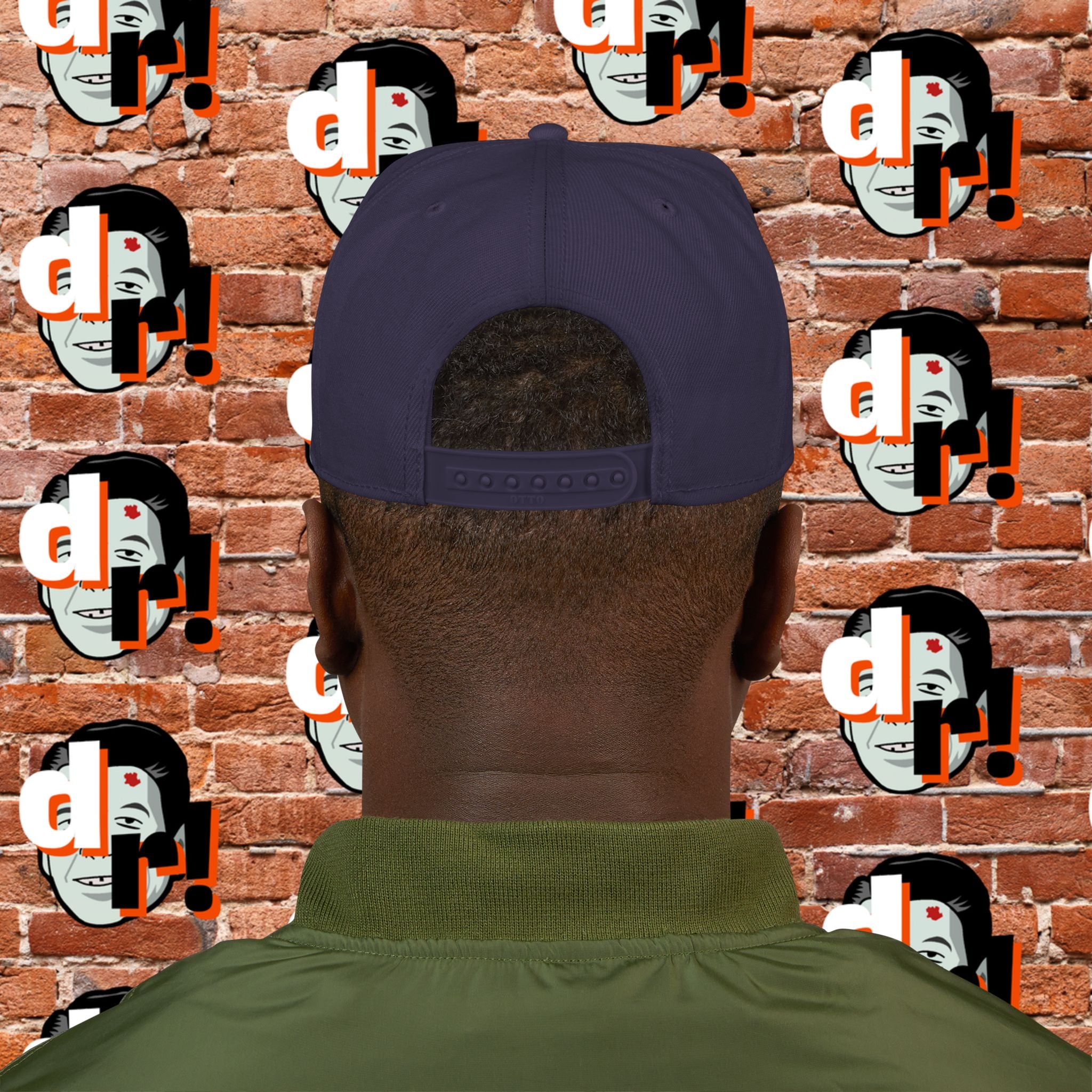 86/47 Purple Embroidered Snapback