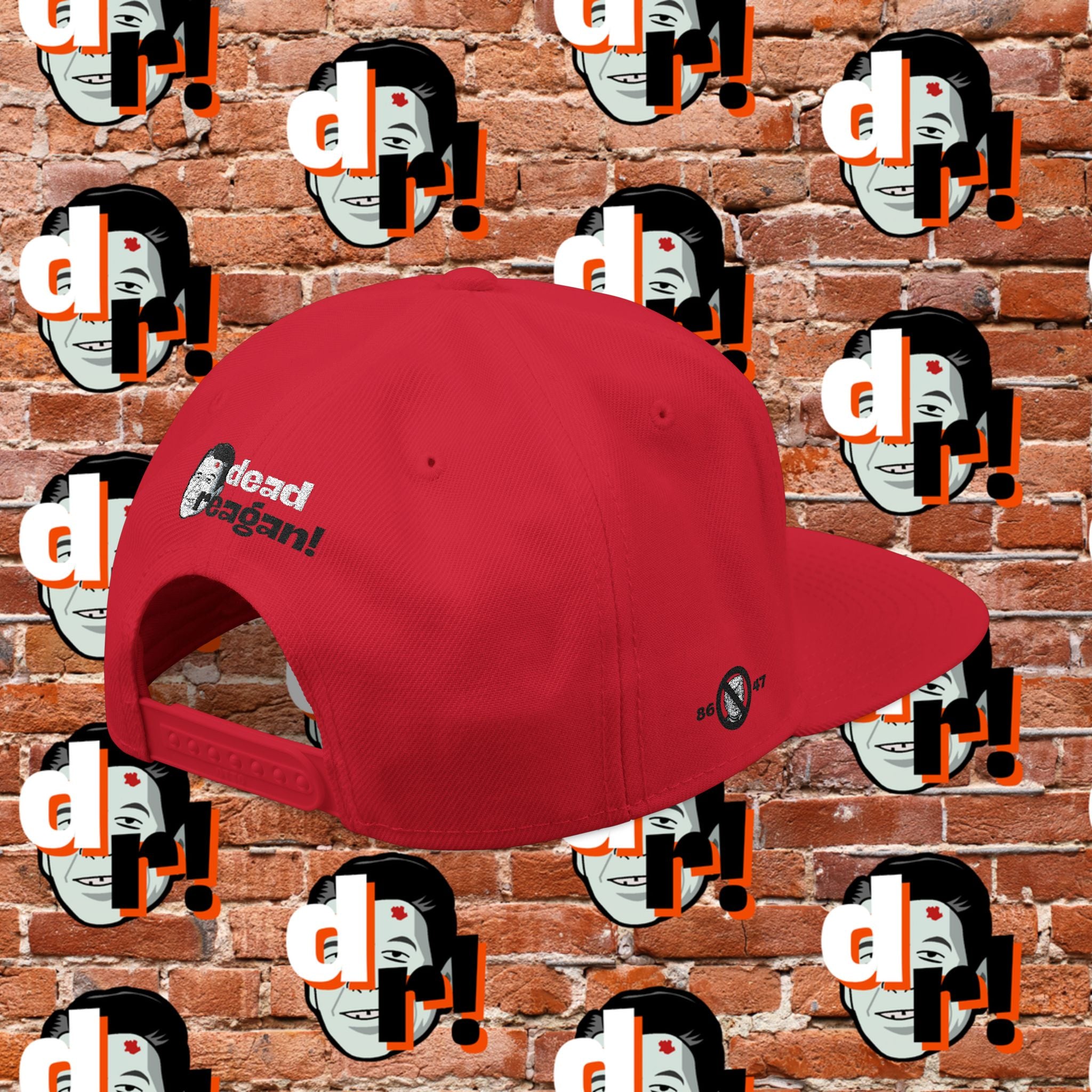 Gross Red Snapback (Embroidery)