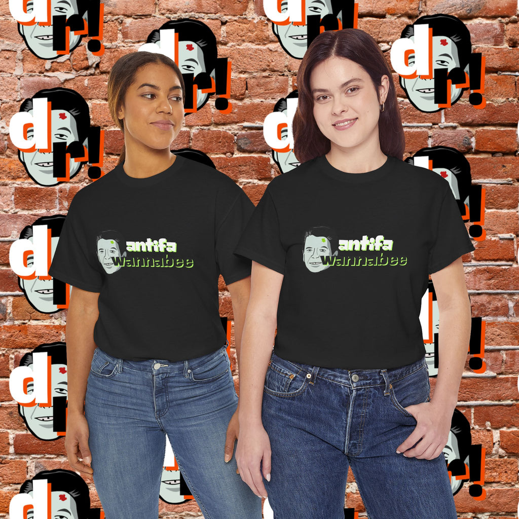 Antifa Wannabe (Lime) Unisex Heavy Cotton Tee