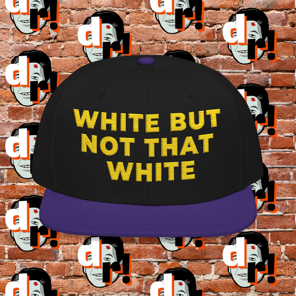 White But Not That White (Yellow Letter) Snapback