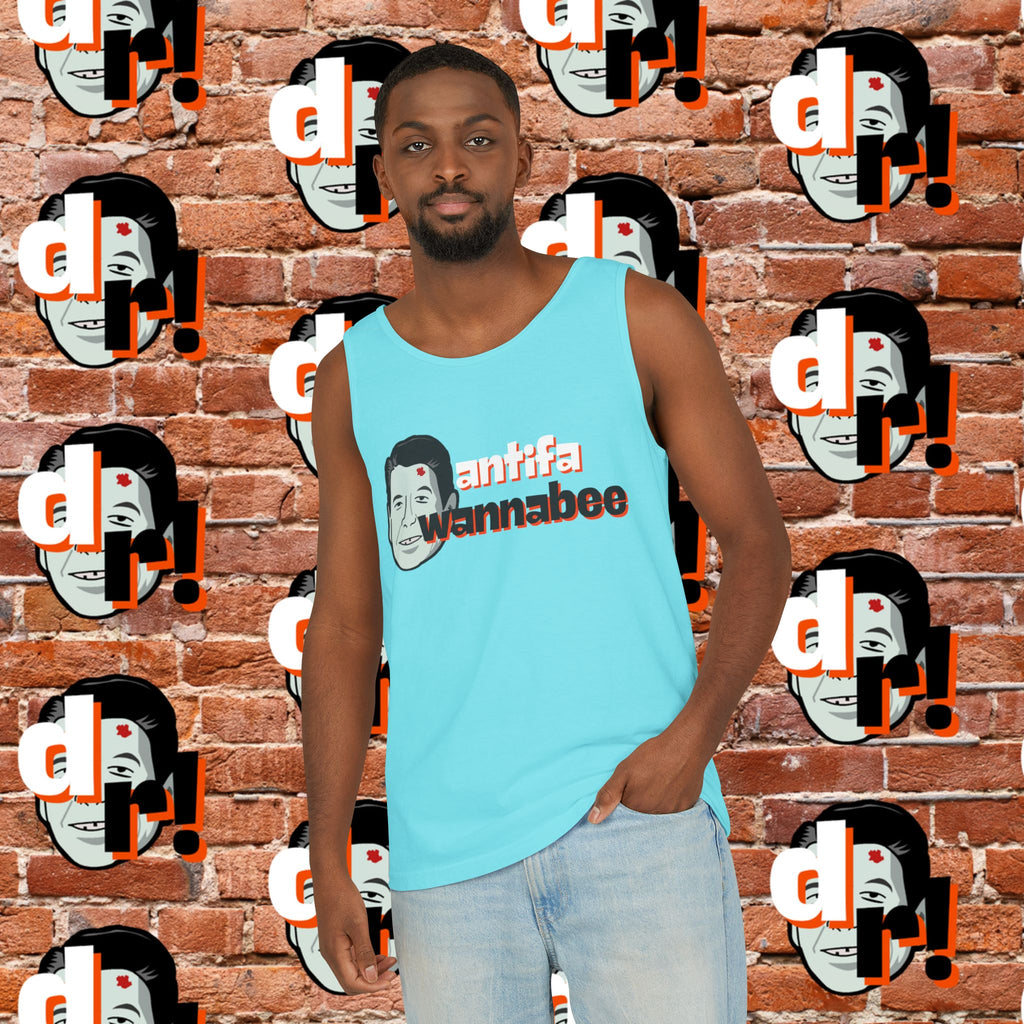 Antifa Wannabee Graphic Tank Top
