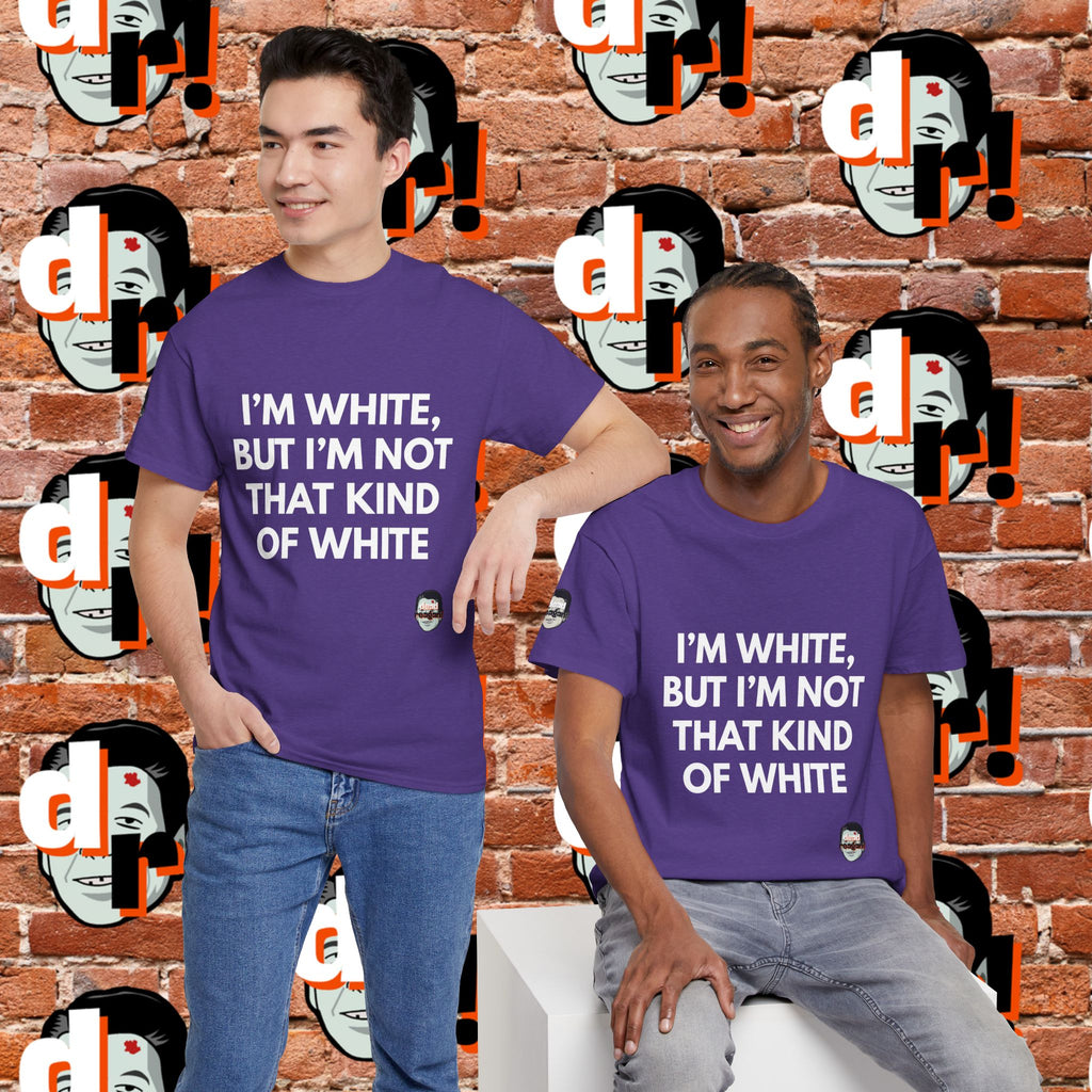 I’m White but… (White Letter) Unisex Heavy Cotton Tee