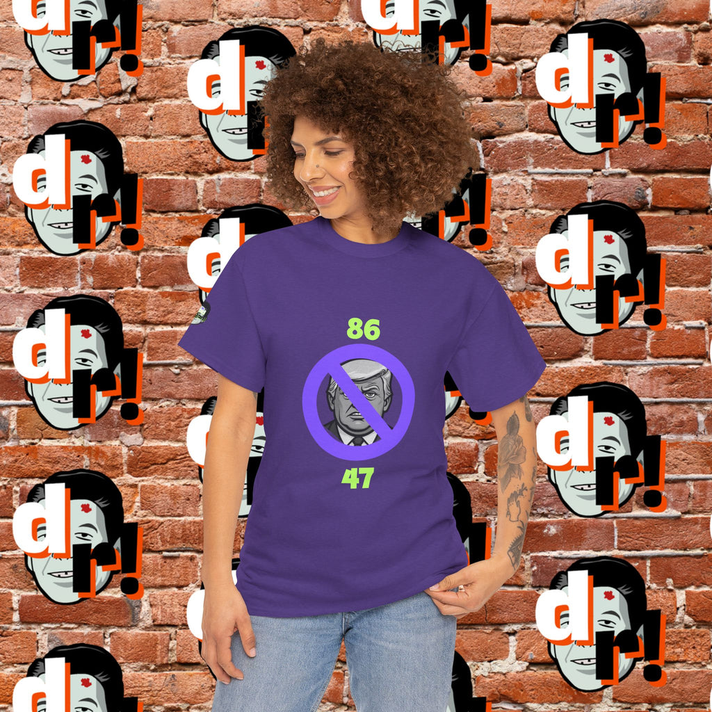 86/47 Lime & Purple  Variant Unisex Heavy Cotton Tee