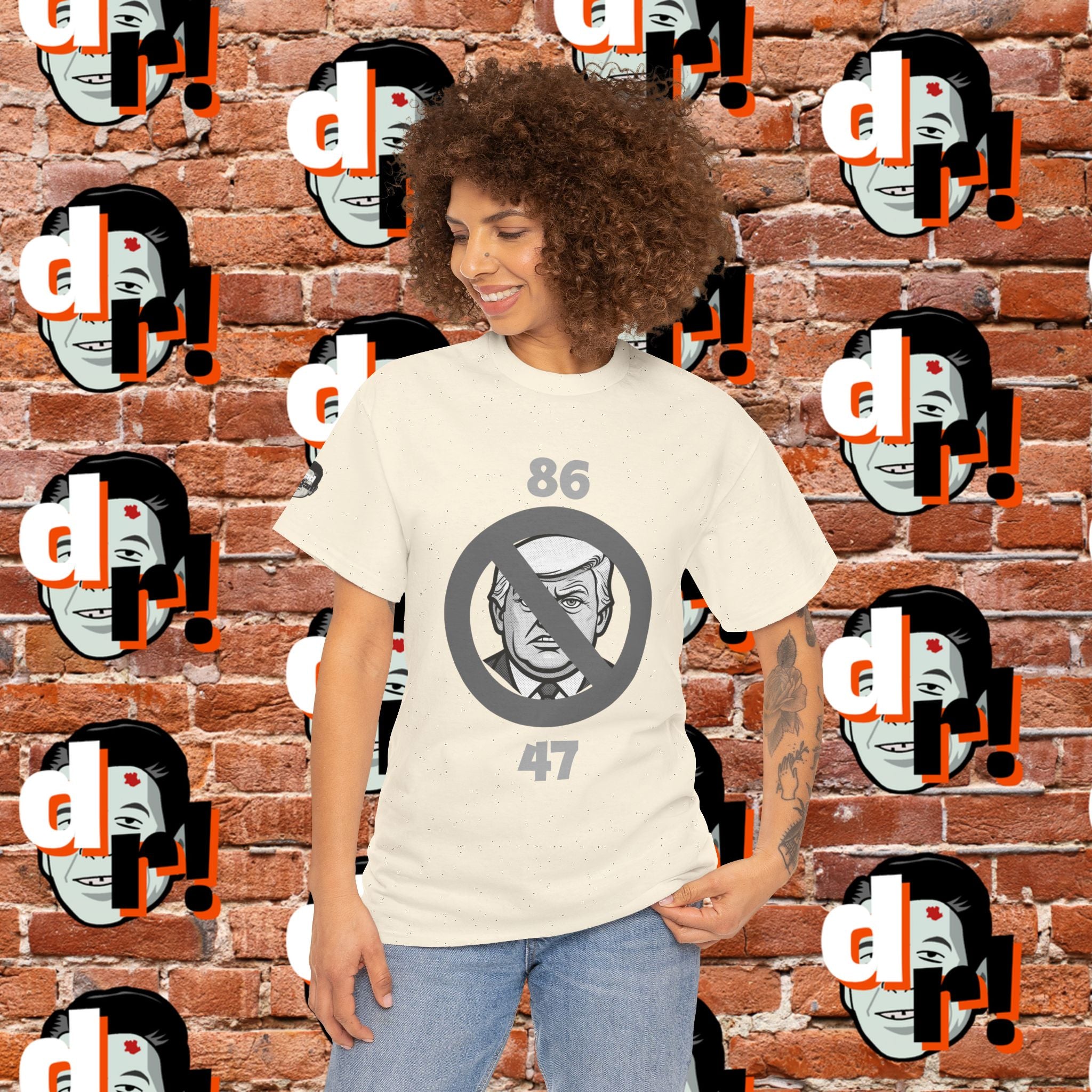 86/47 Monochrome Variant Unisex Heavy Cotton Tee