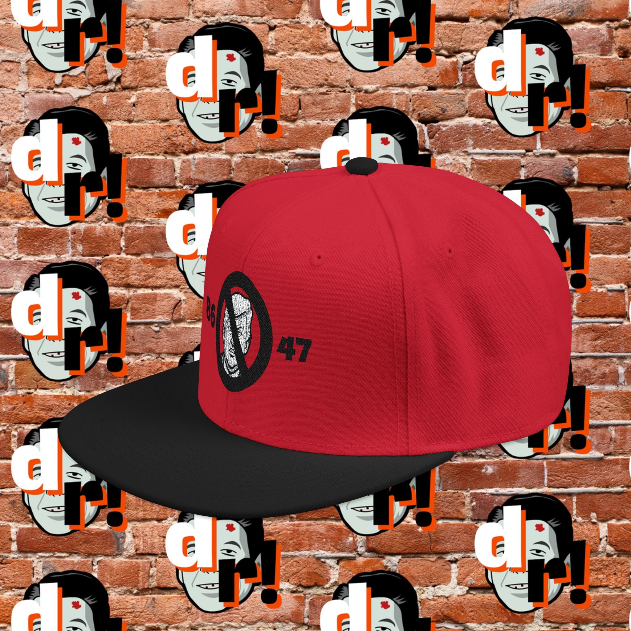 86/47 Dark Monochrome Snapback