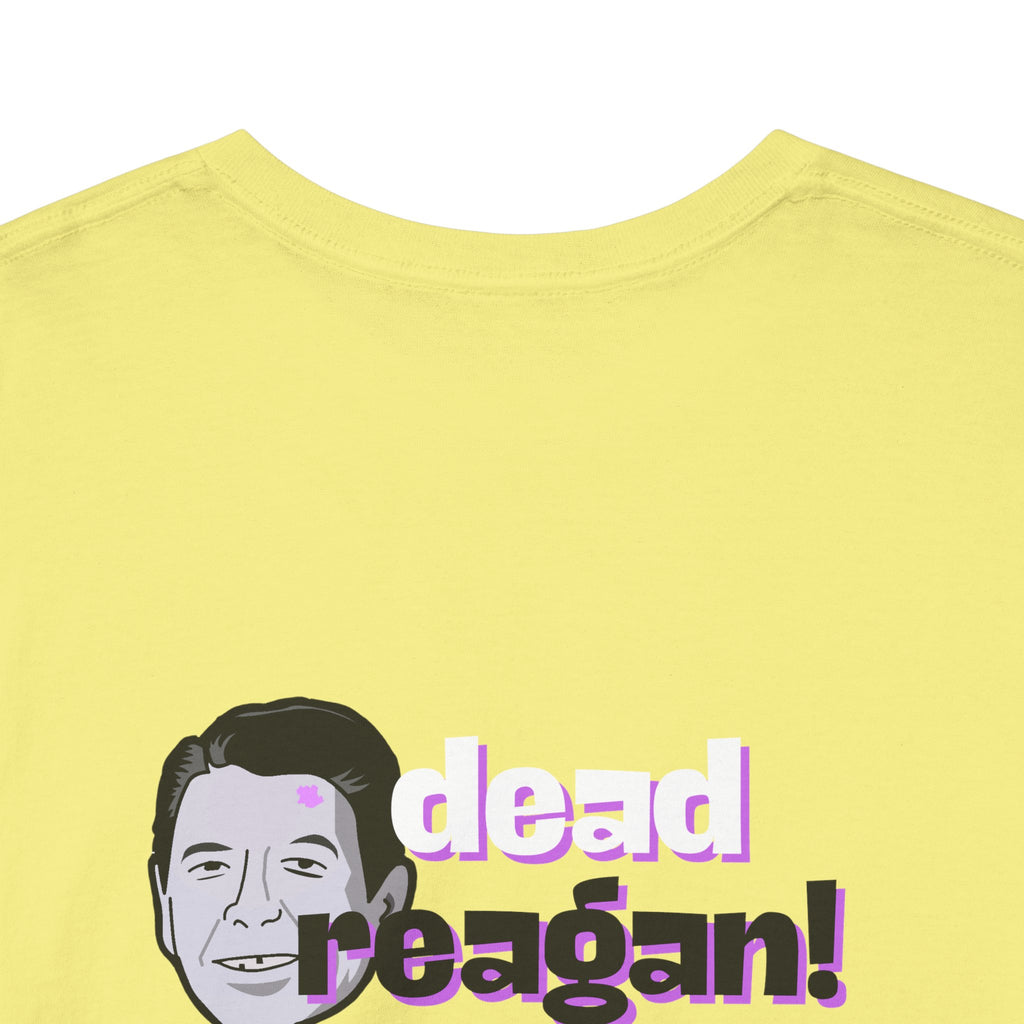 Savage Dead Reagan Graphic Tee Lavender and Lime