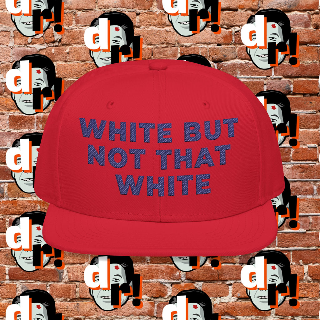 White But Not That White (Blue Letter) Snapback