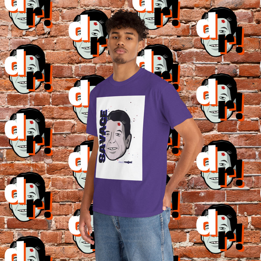 Savage Dead Reagan Graphic Tee Blue