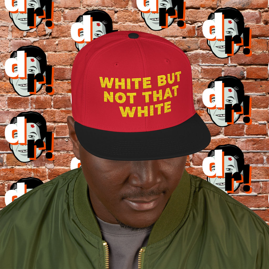 White But Not That White (Yellow Letter) Snapback