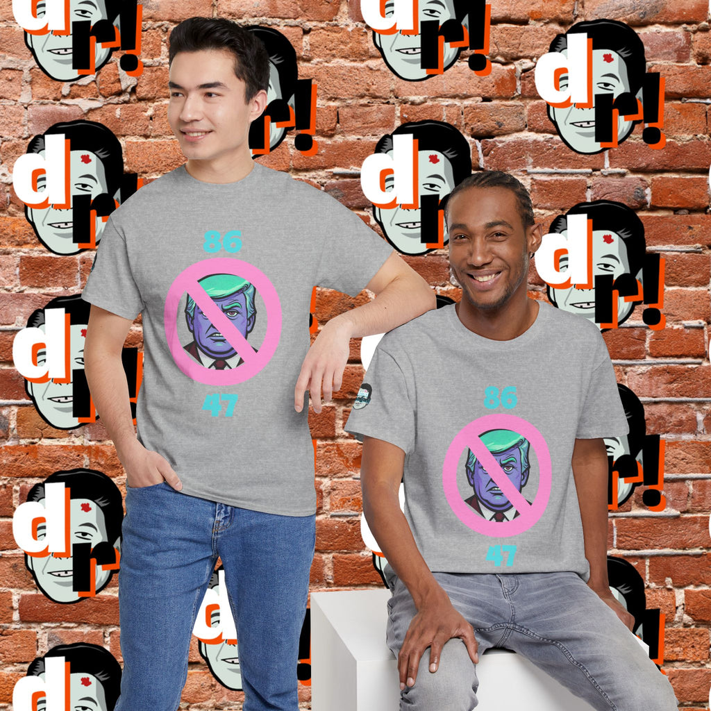 86/47 Teal & Pink Variant Unisex Heavy Cotton Tee