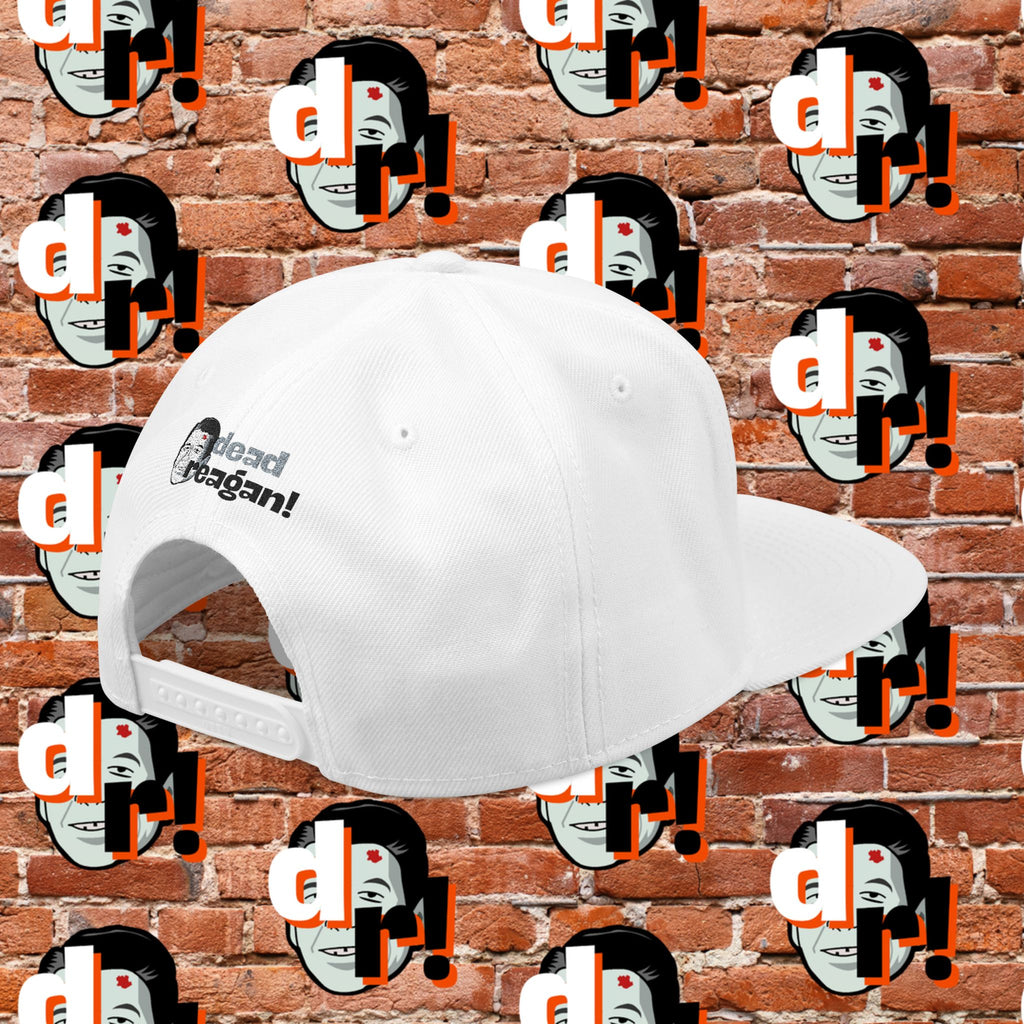 White But Not That White (Gray Letters) Snapback