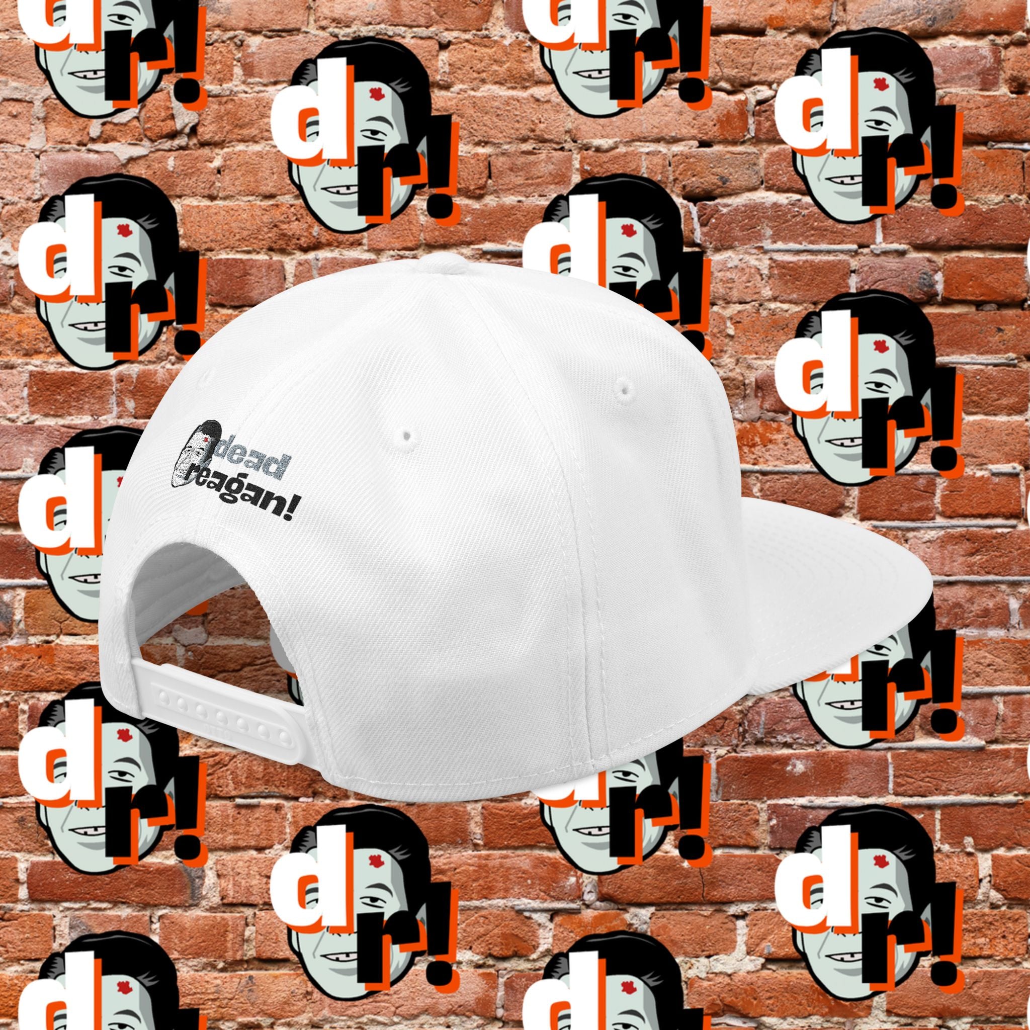 White But Not That White (Gray Letters) Snapback