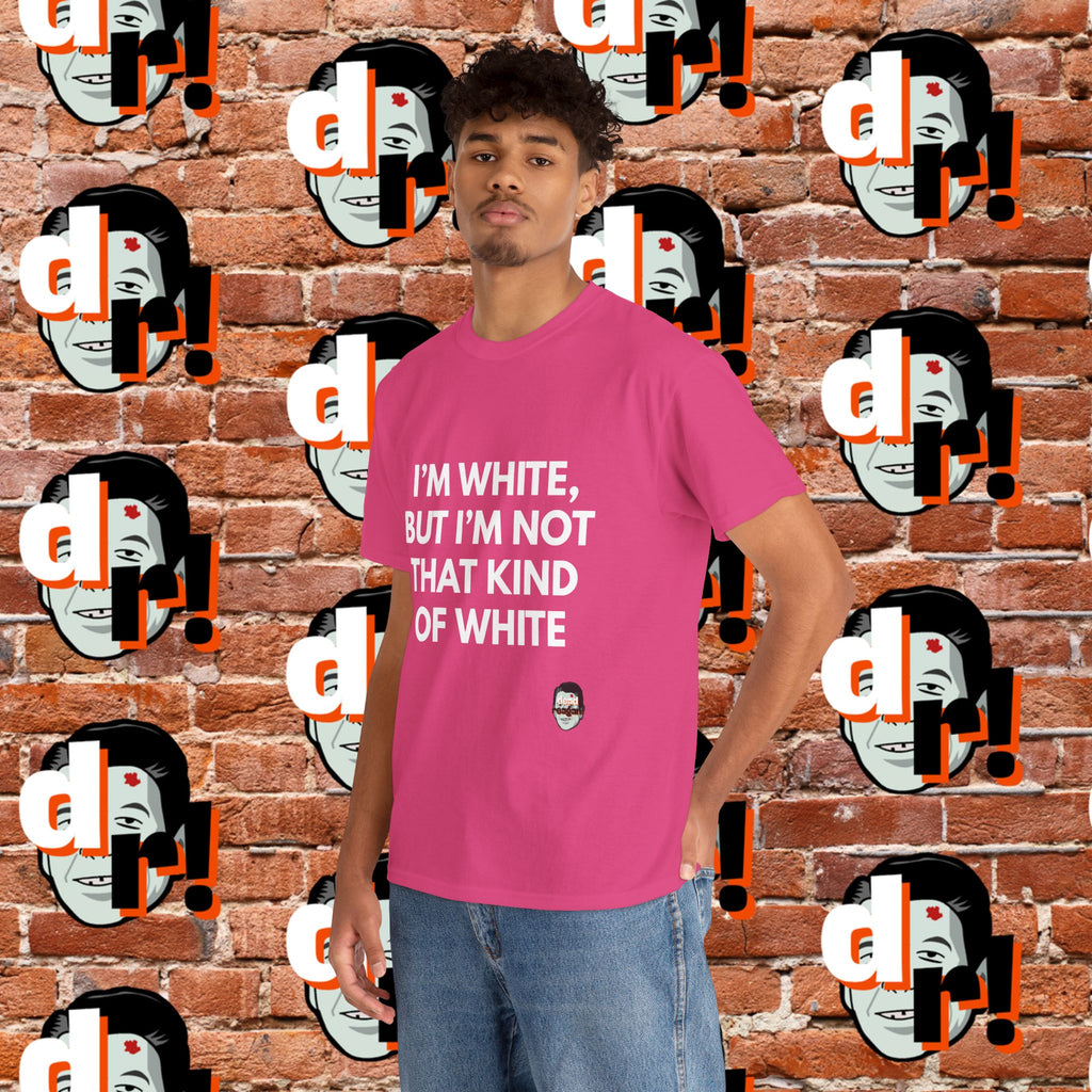 I’m White but… (White Letter) Unisex Heavy Cotton Tee