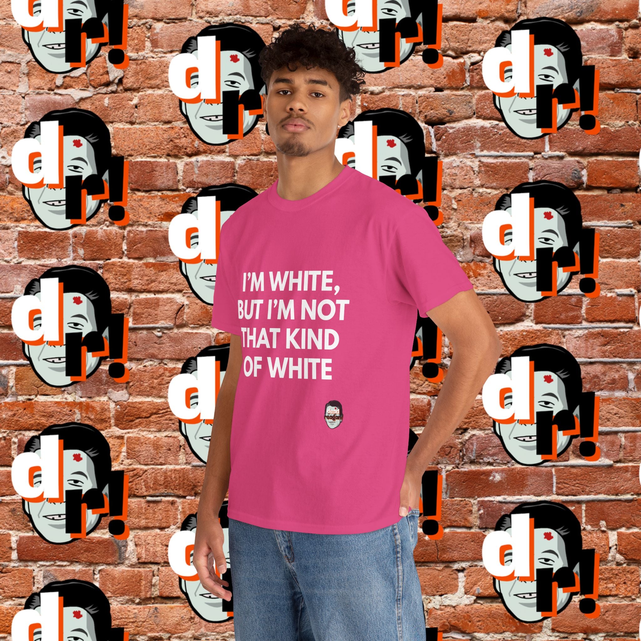 I’m White but… (White Letter) Unisex Heavy Cotton Tee