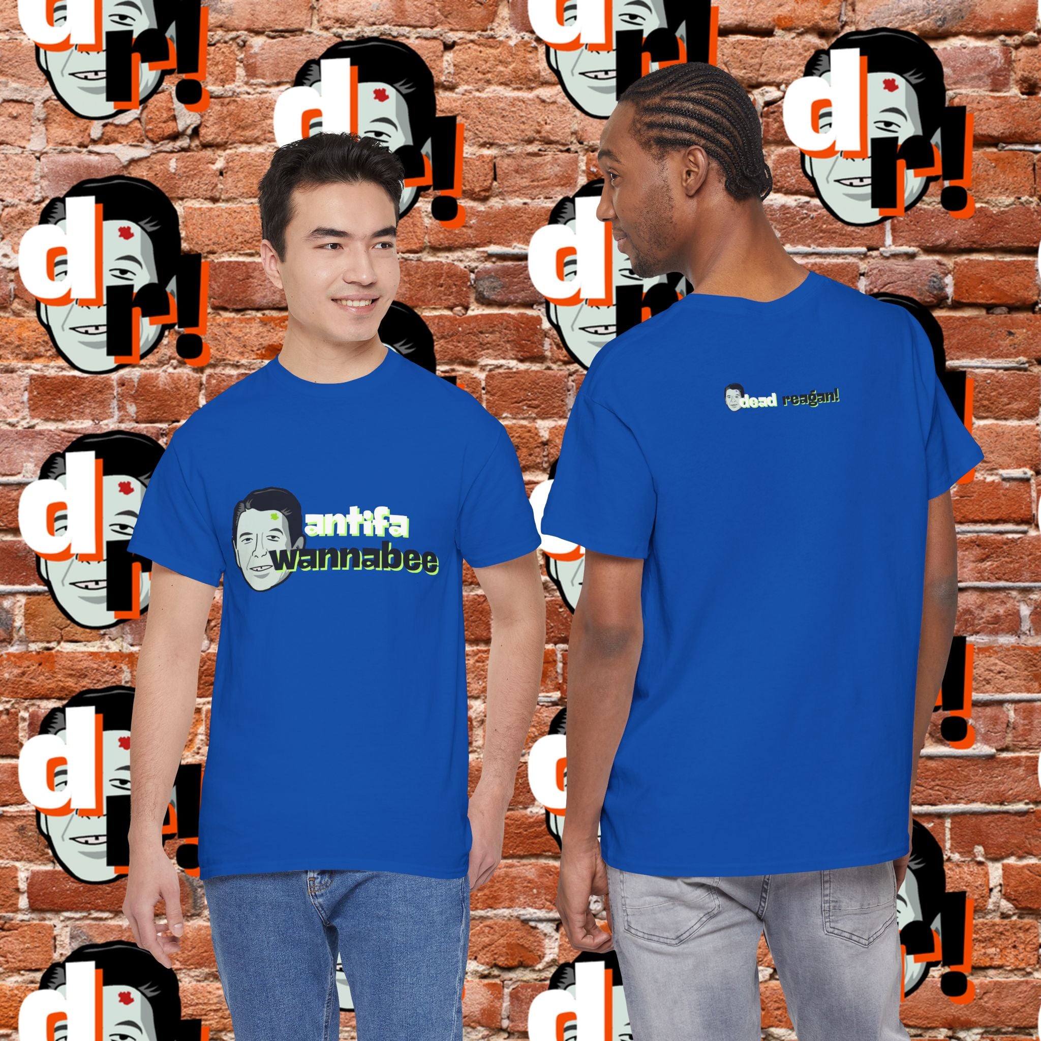 Antifa Wannabe (Lime) Unisex Heavy Cotton Tee