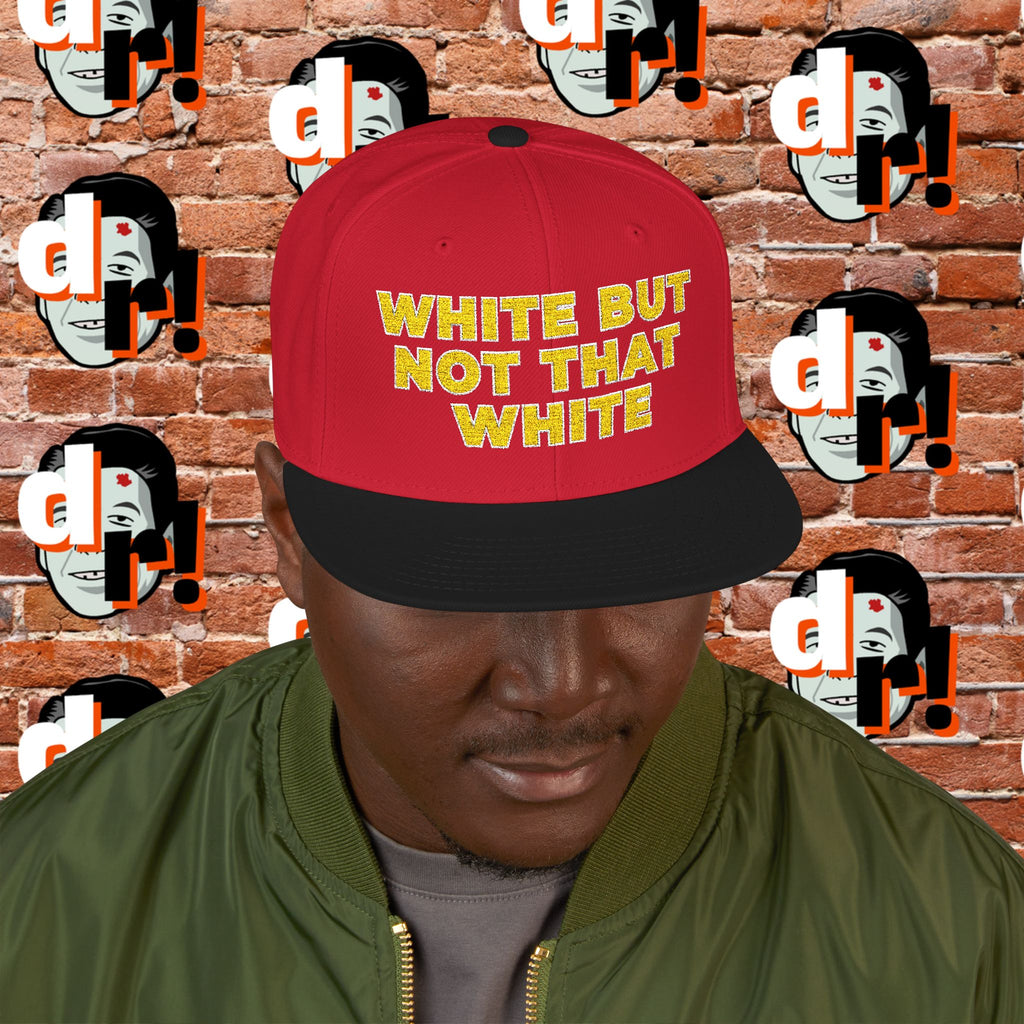 White But Not White (Yellow Letter w/o) Snapback
