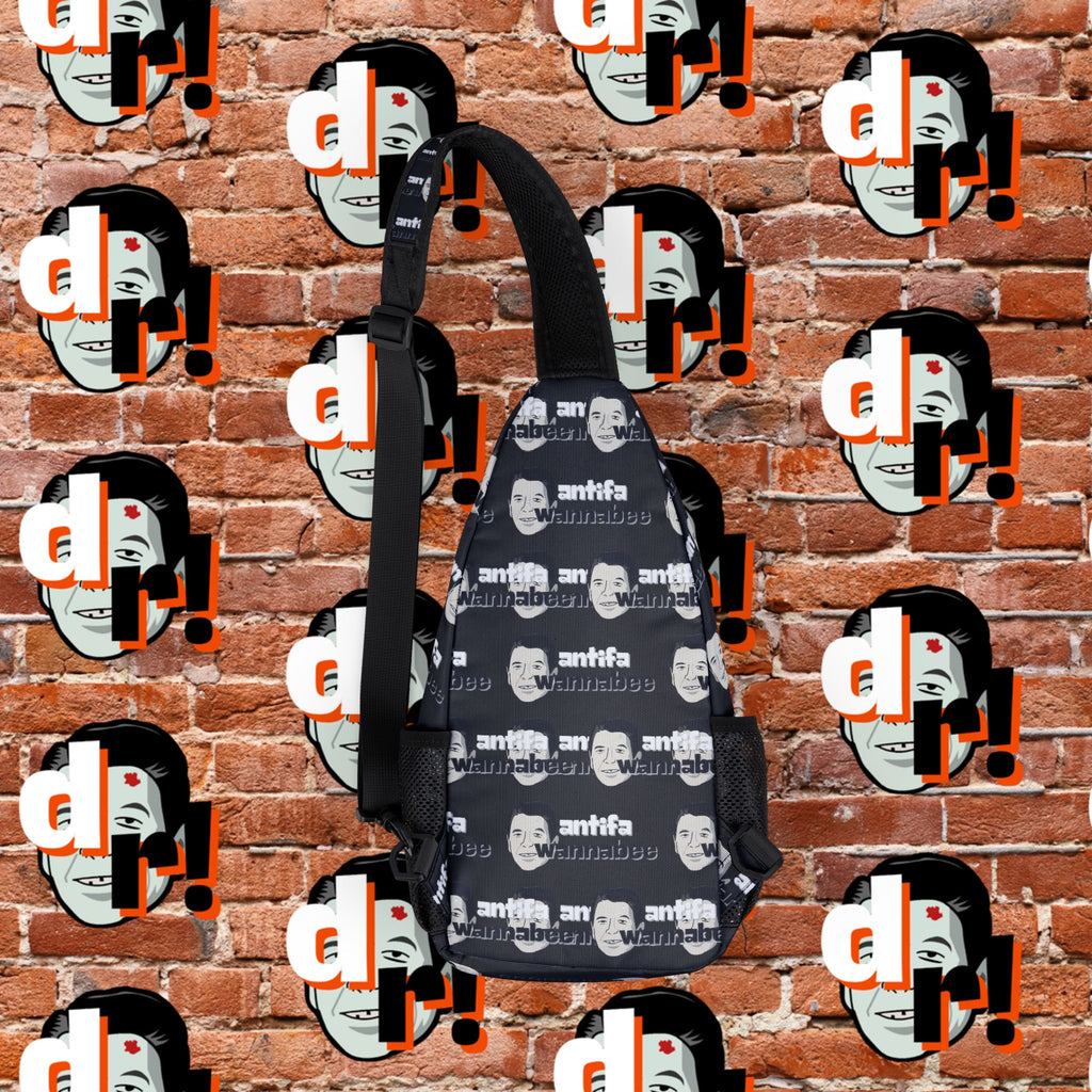 Antifa Wannabe Chest Bag Black