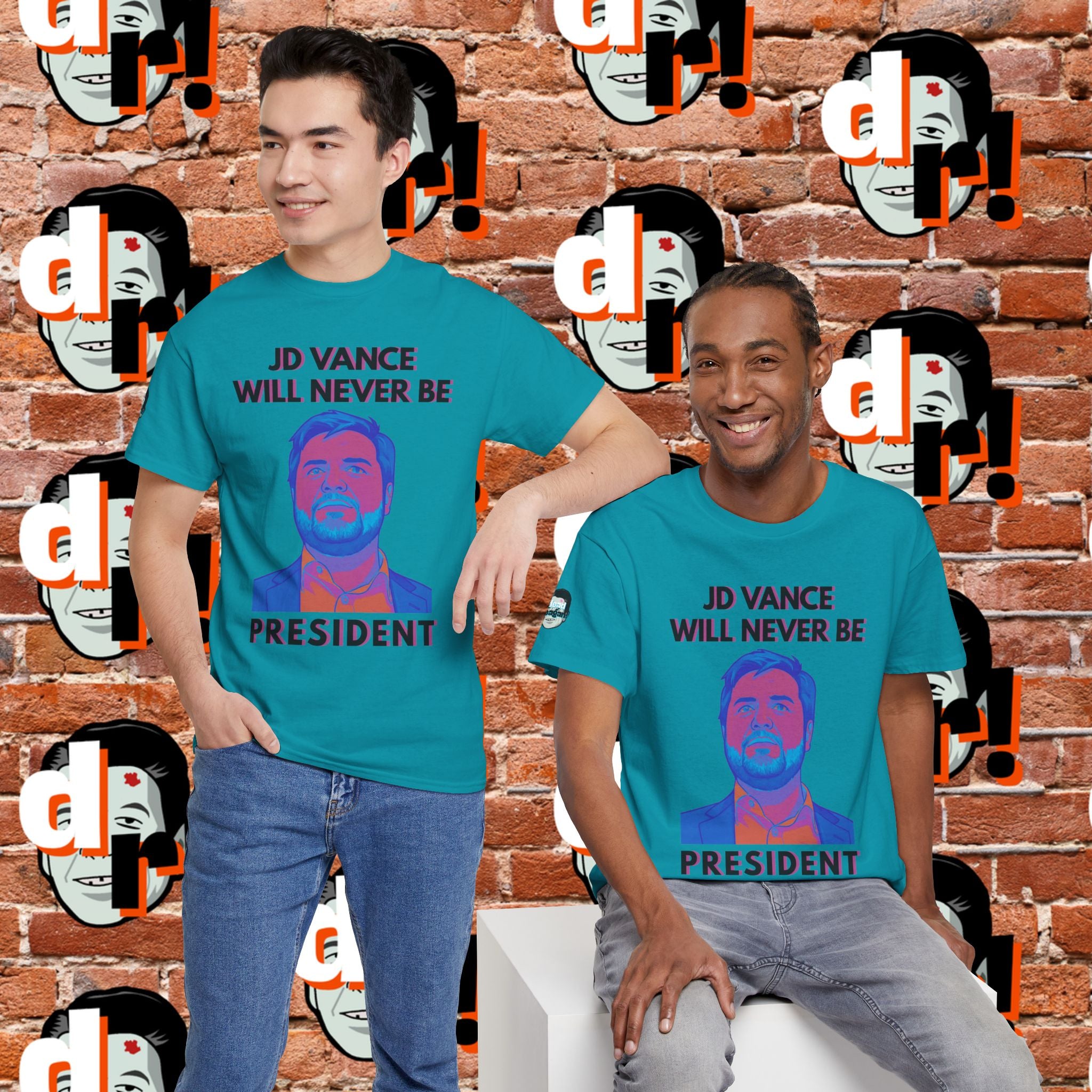 JD Black Unisex Heavy Cotton Tee