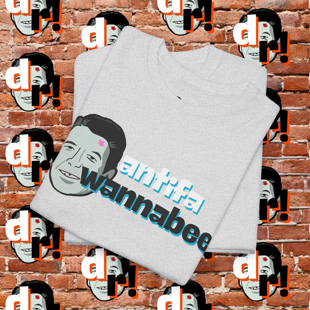 Antifa Wannabee (Teal) Unisex Heavy Cotton Tee