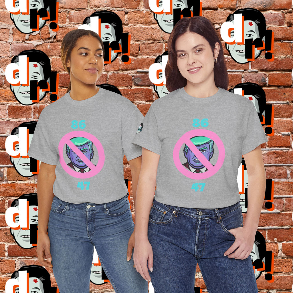 86/47 Teal & Pink Variant Unisex Heavy Cotton Tee