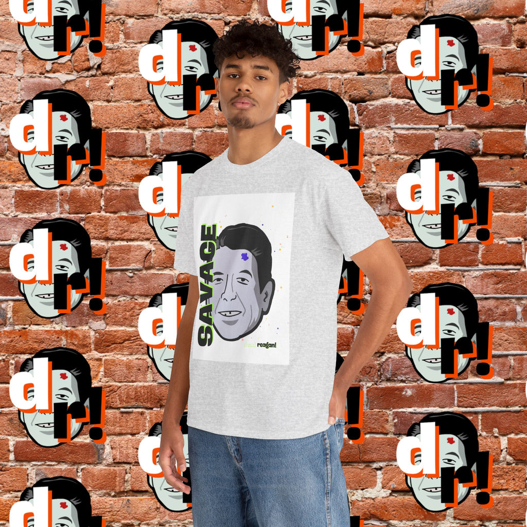 Savage Dead Reagan Graphic Tee Lime