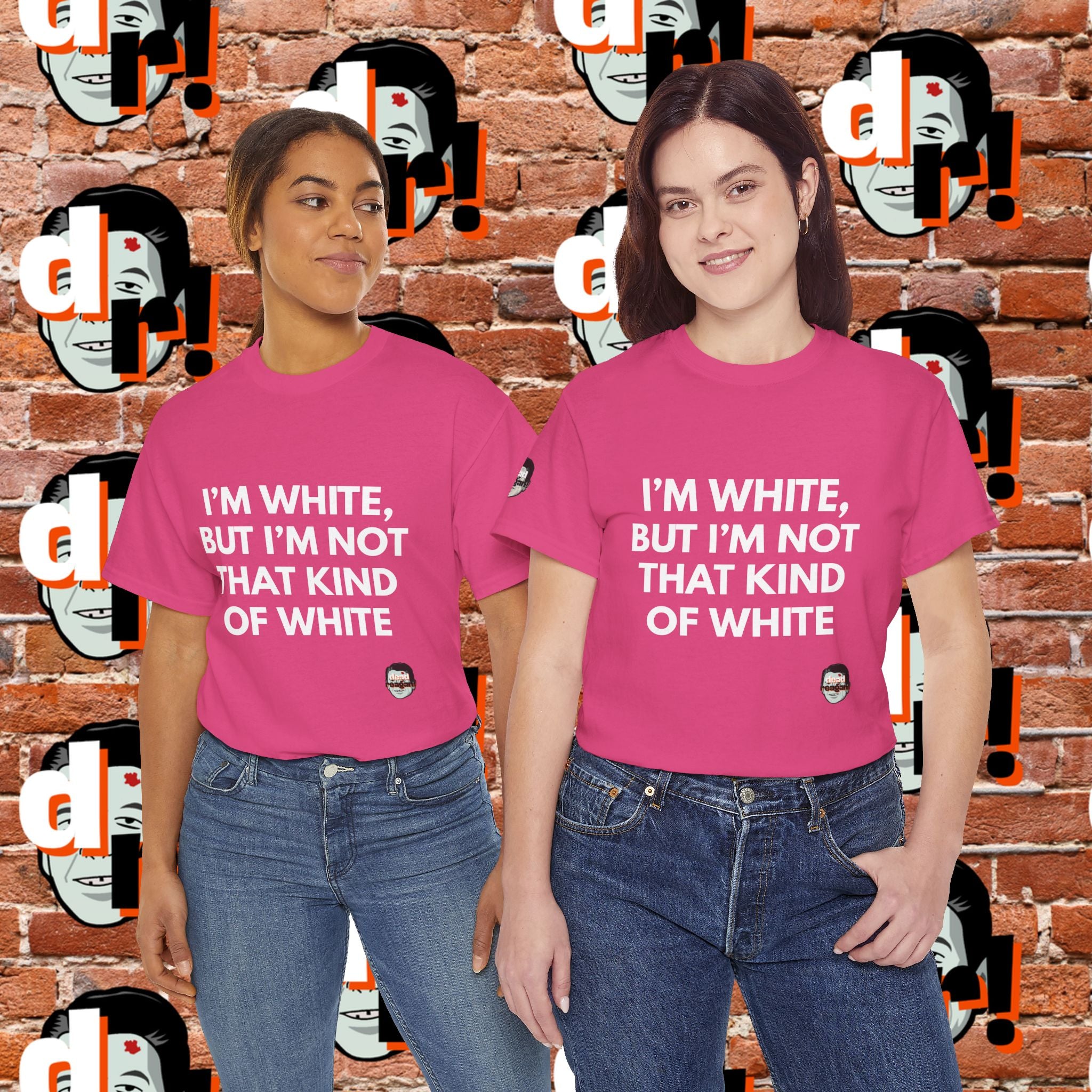 I’m White but… (White Letter) Unisex Heavy Cotton Tee