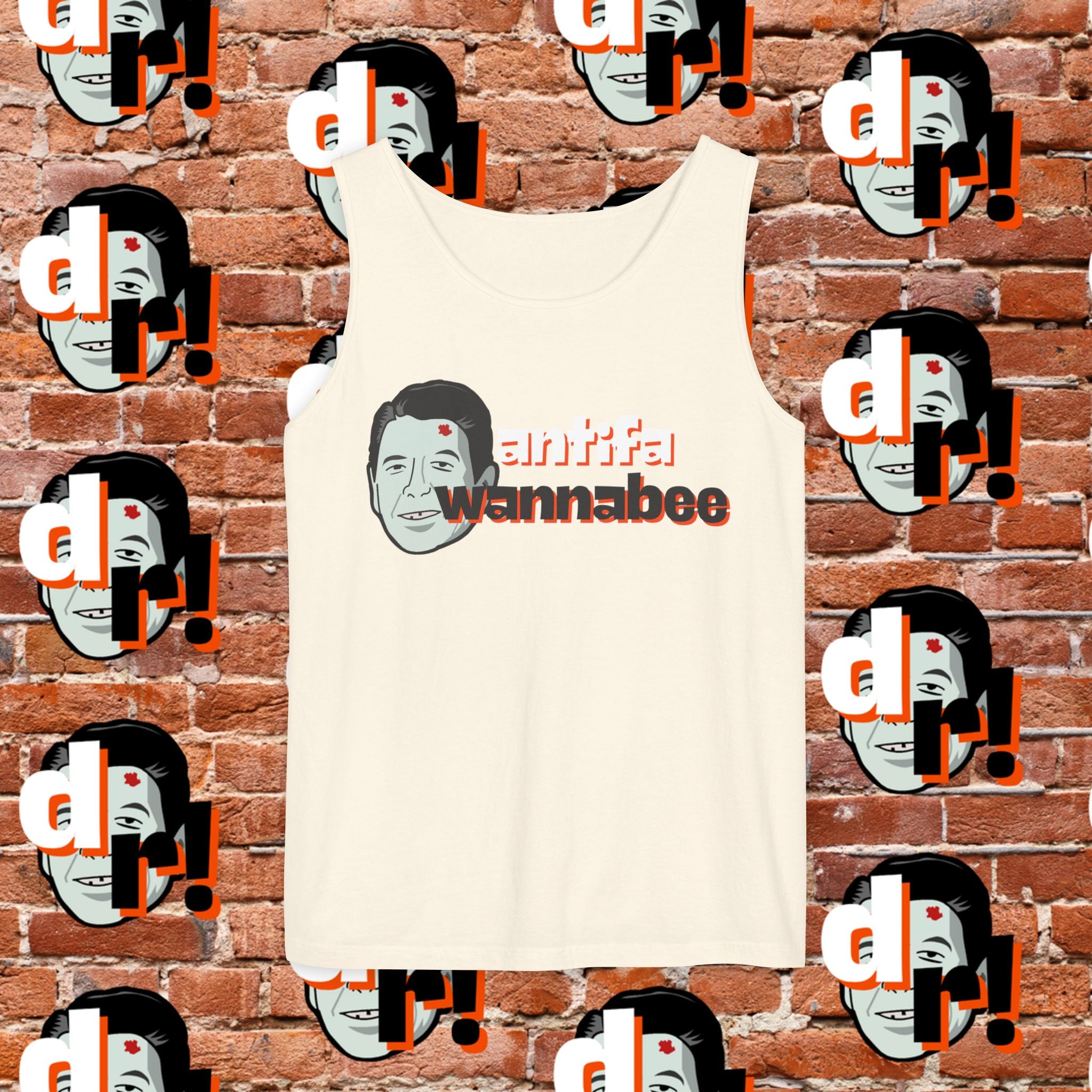 Antifa Wannabee Graphic Tank Top