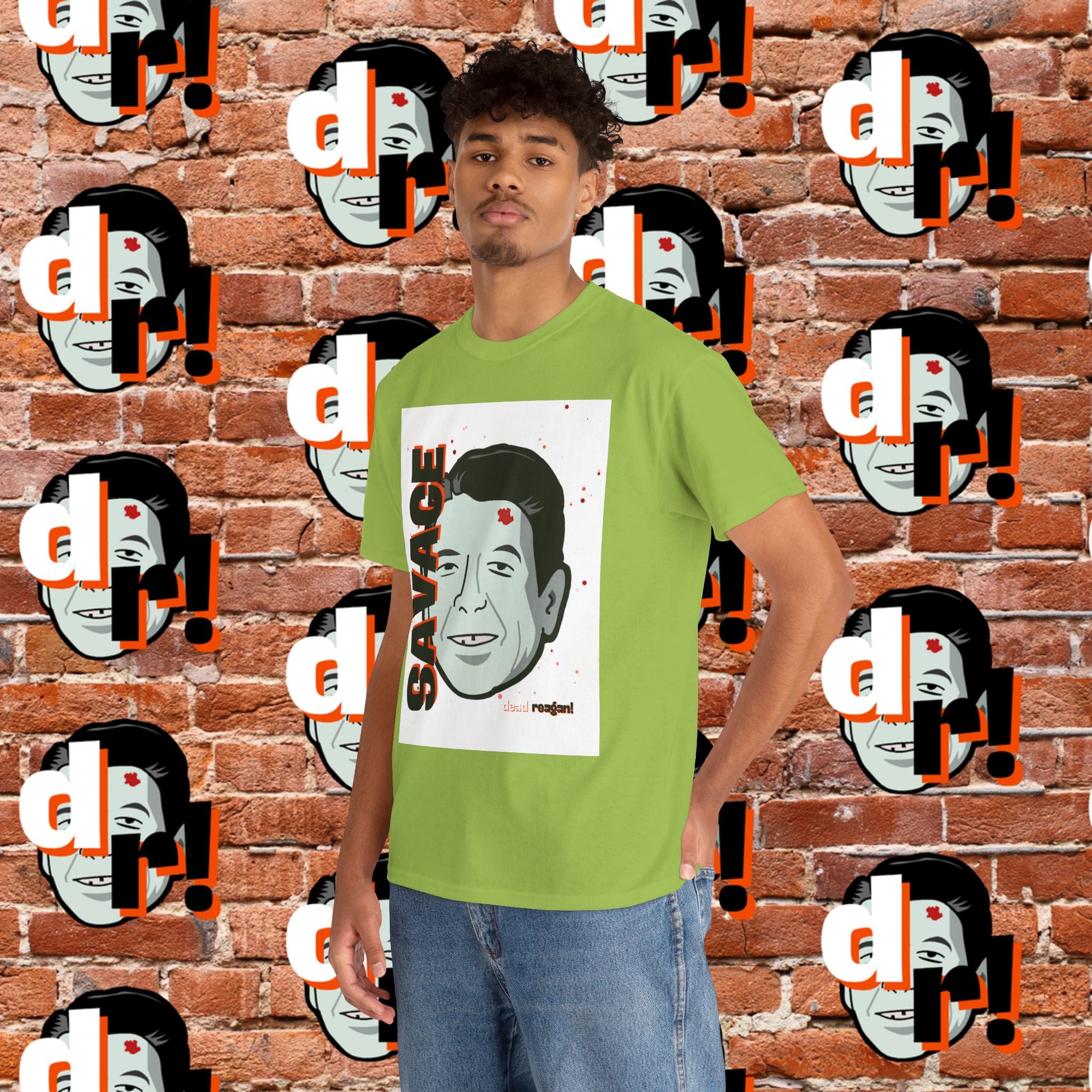 Savage Dead Reagan Graphic Tee White
