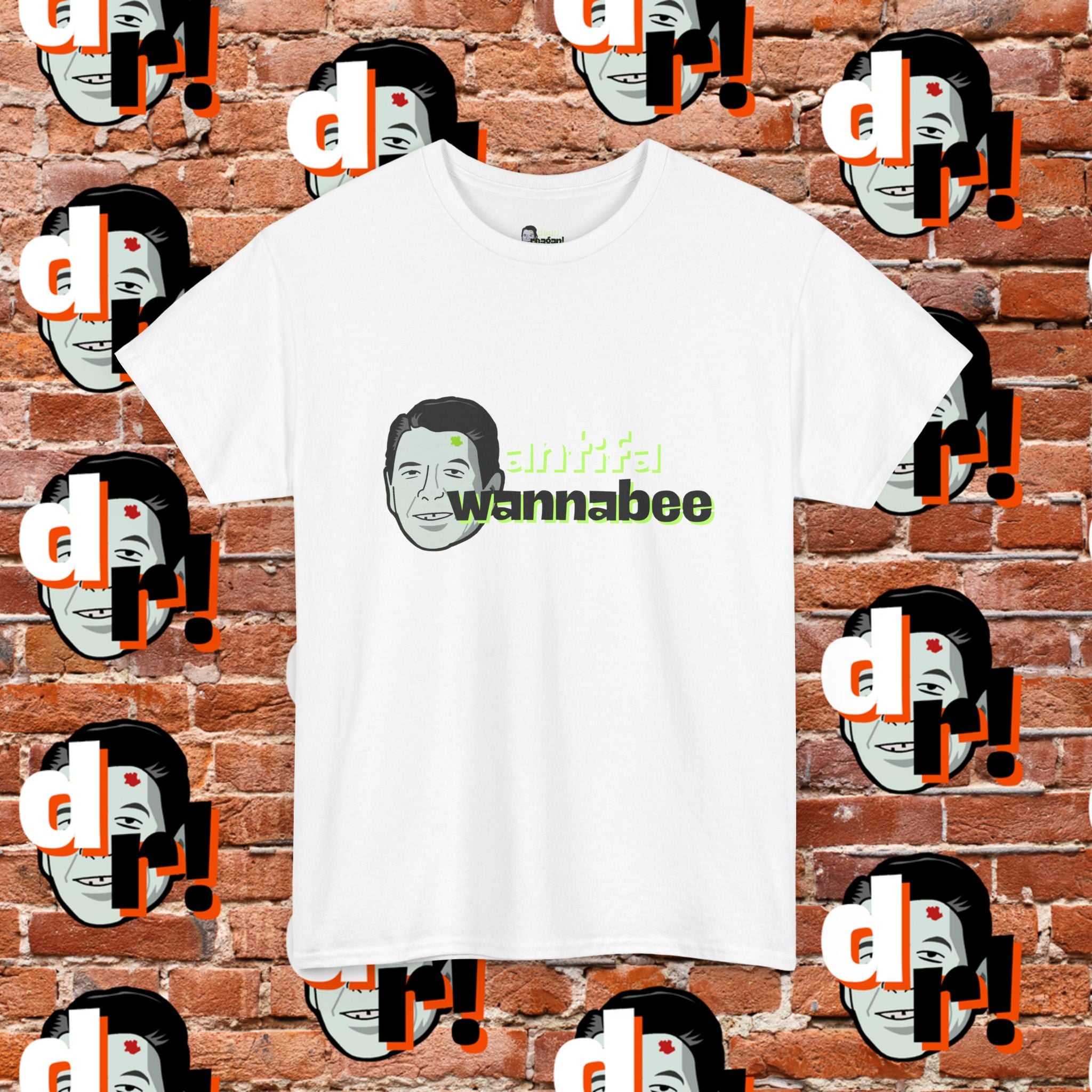 Antifa Wannabe (Lime) Unisex Heavy Cotton Tee