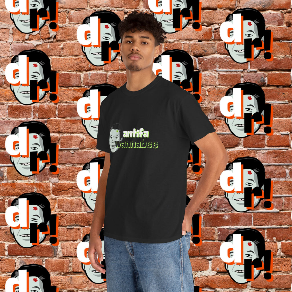 Antifa Wannabe (Lime) Unisex Heavy Cotton Tee