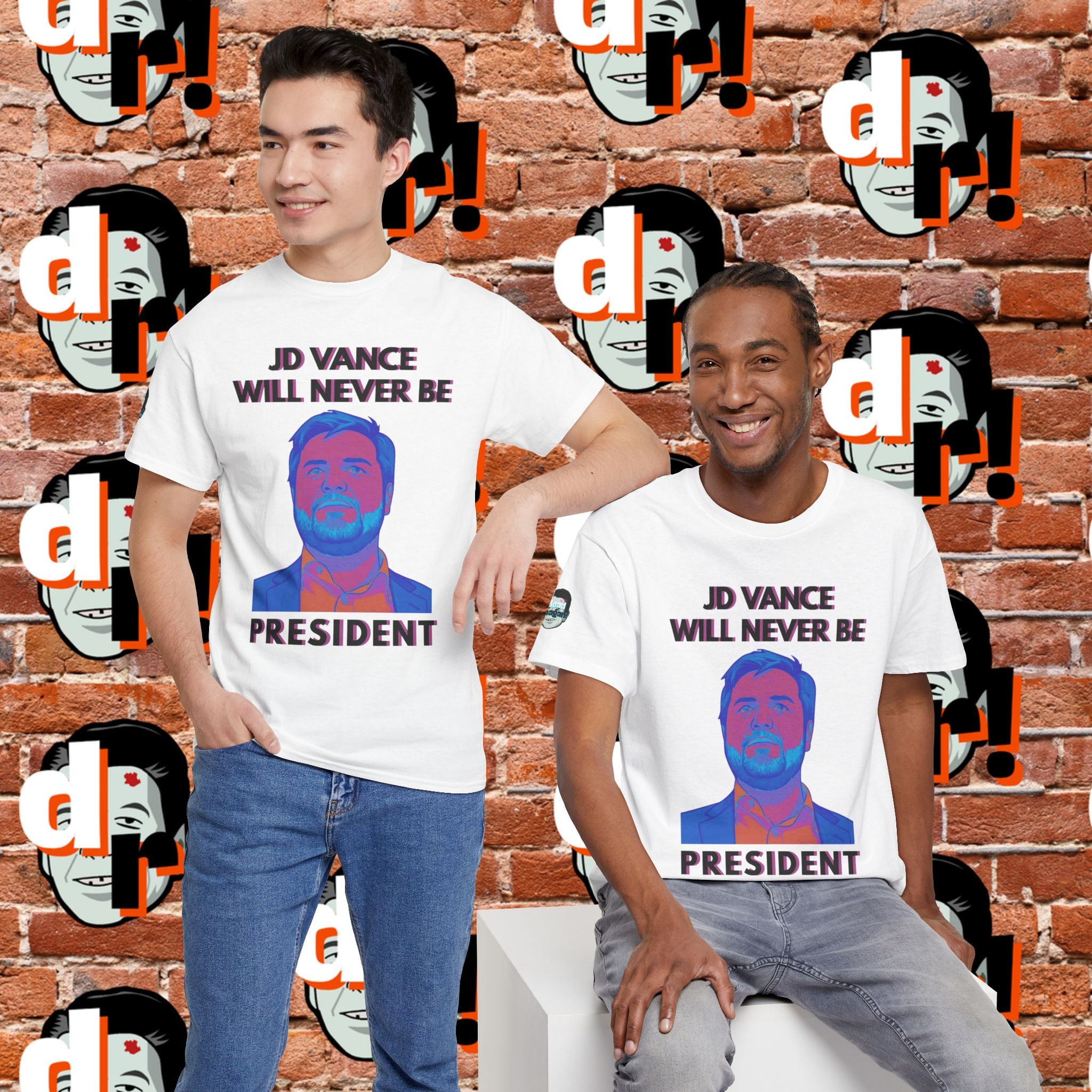 JD Black Unisex Heavy Cotton Tee