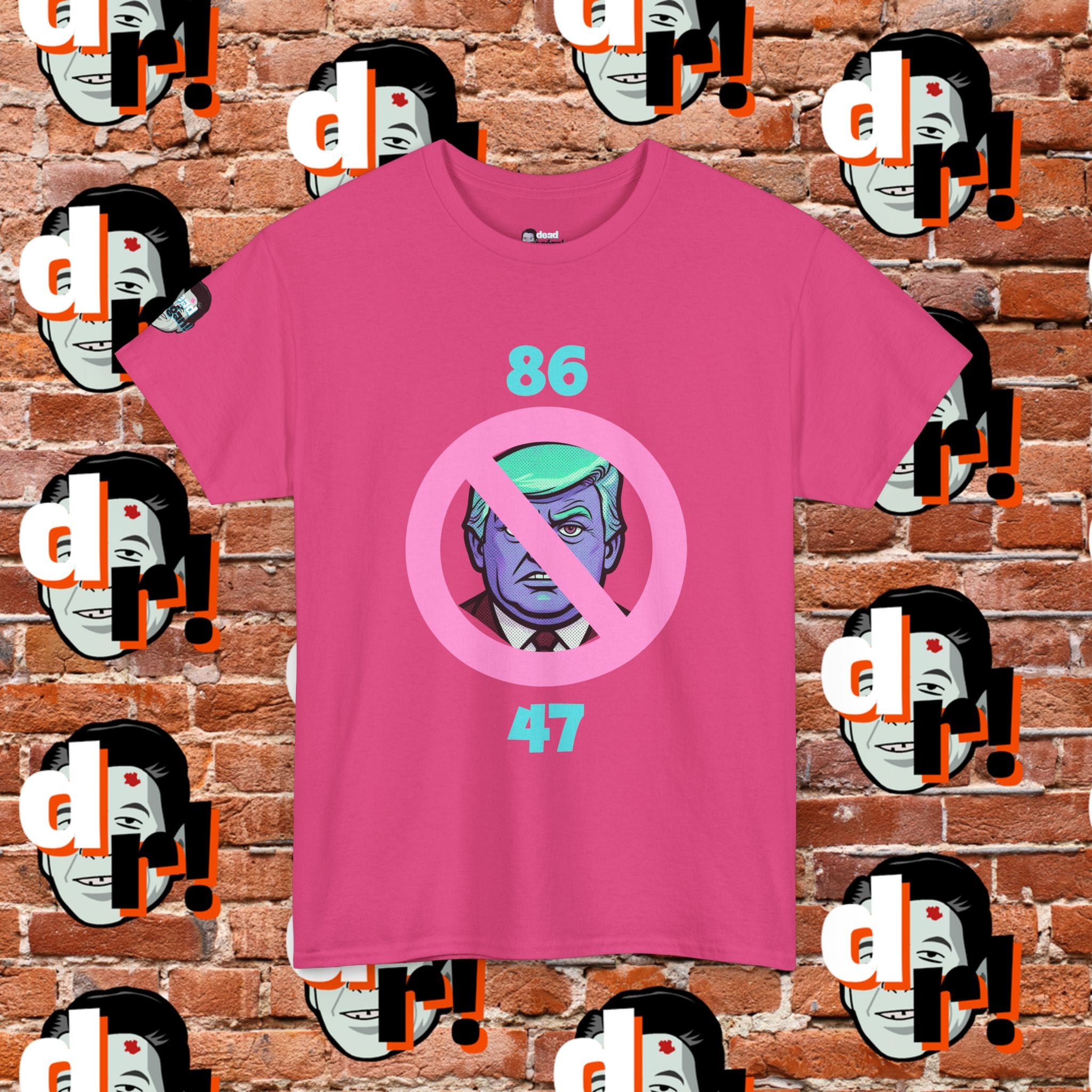 86/47 Teal & Pink Variant Unisex Heavy Cotton Tee