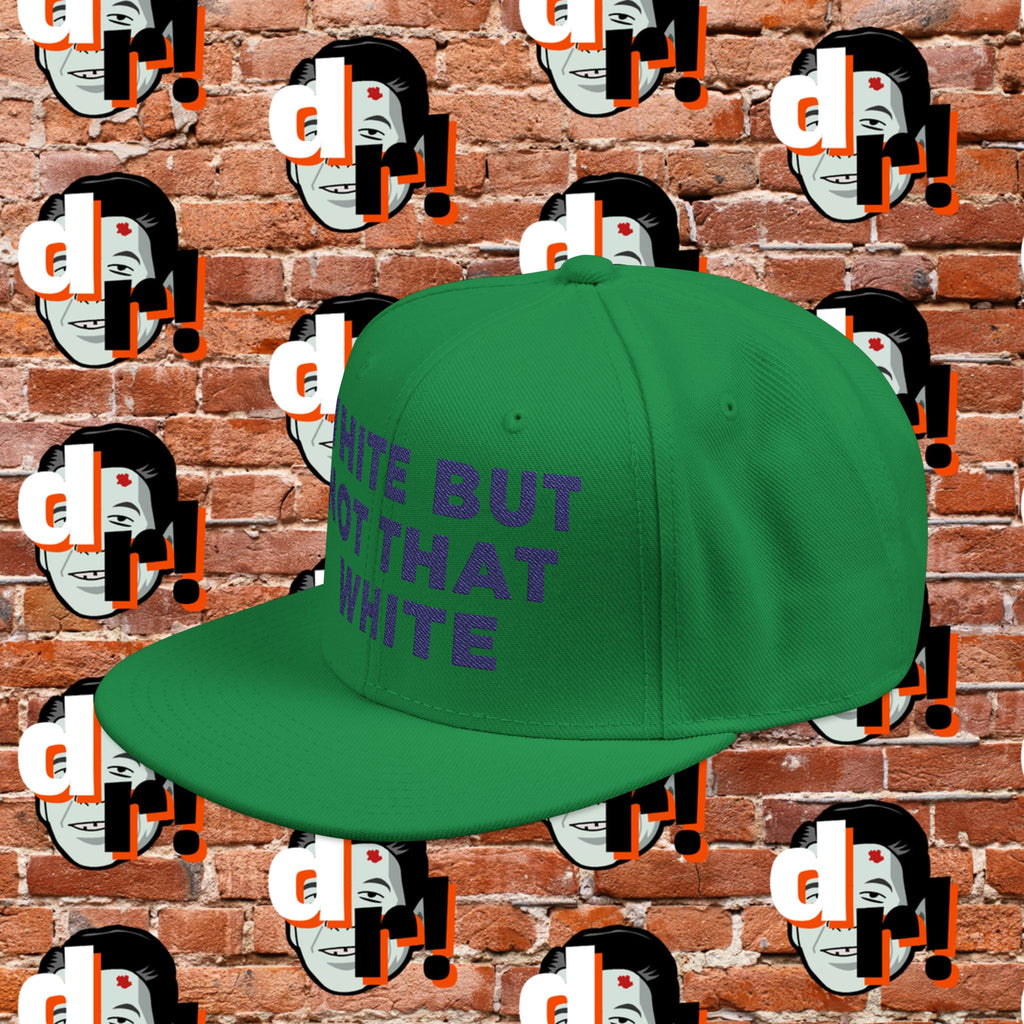 White But Not That White (Blue Letter) Snapback