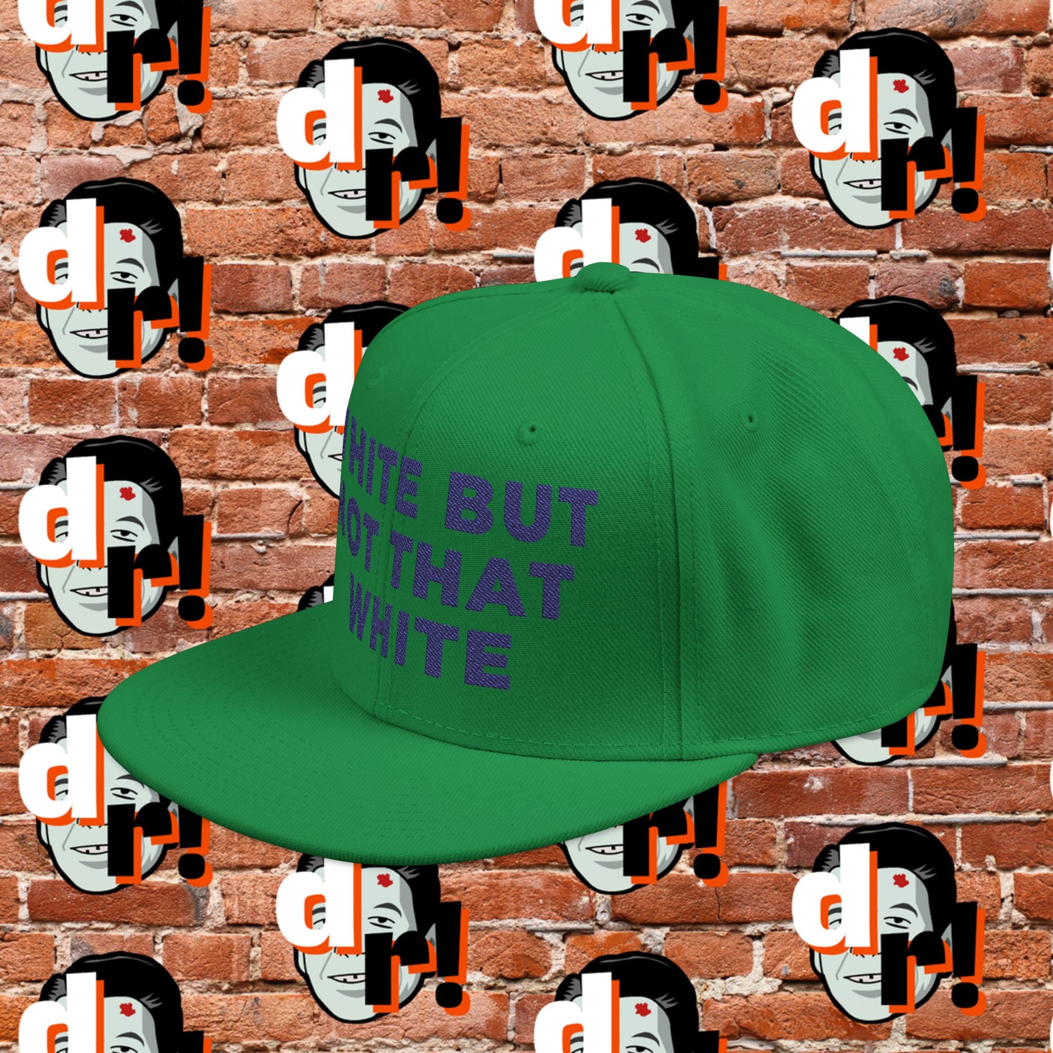White But Not That White (Blue Letter) Snapback