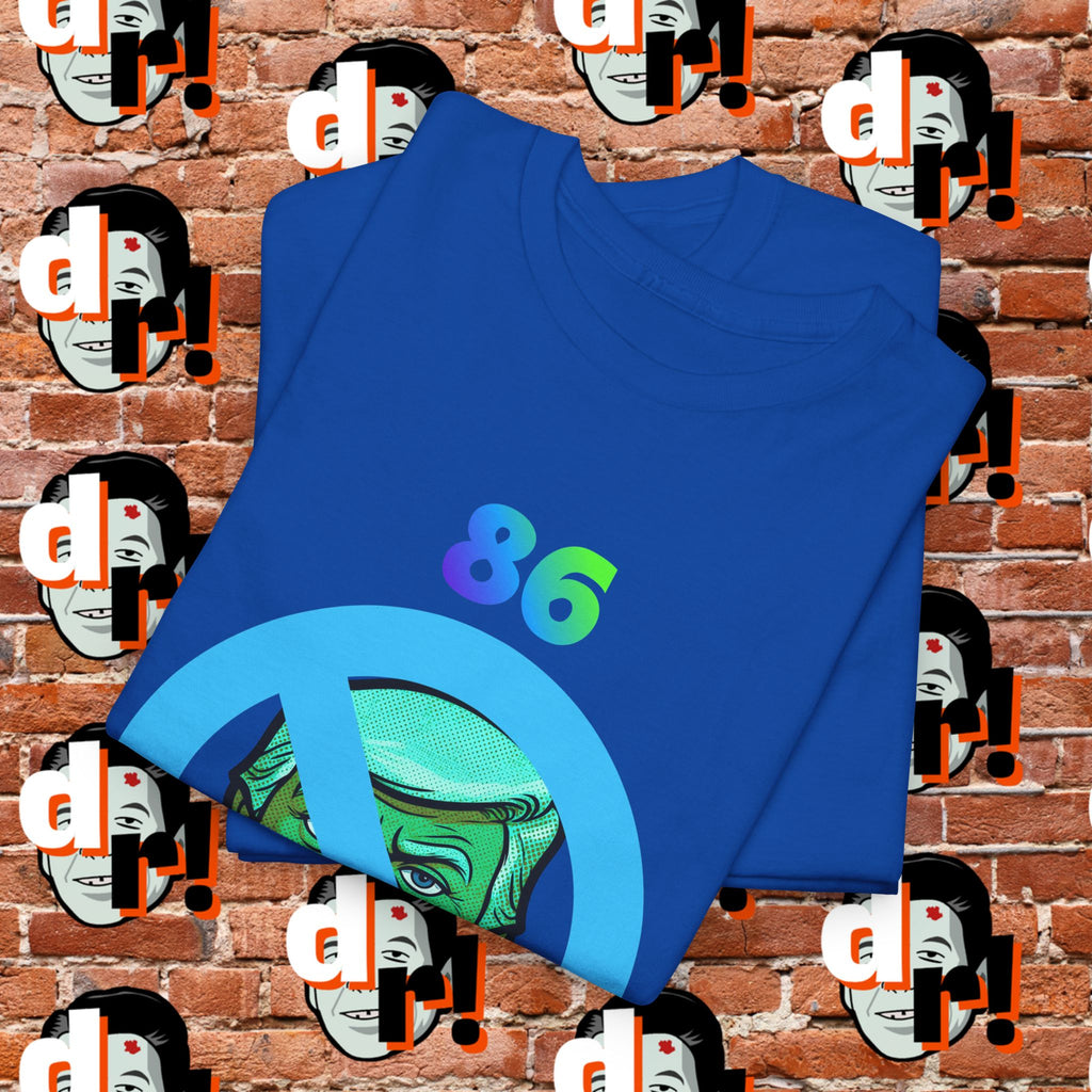 86/47 Lime & Blue Unisex Heavy Cotton Tee