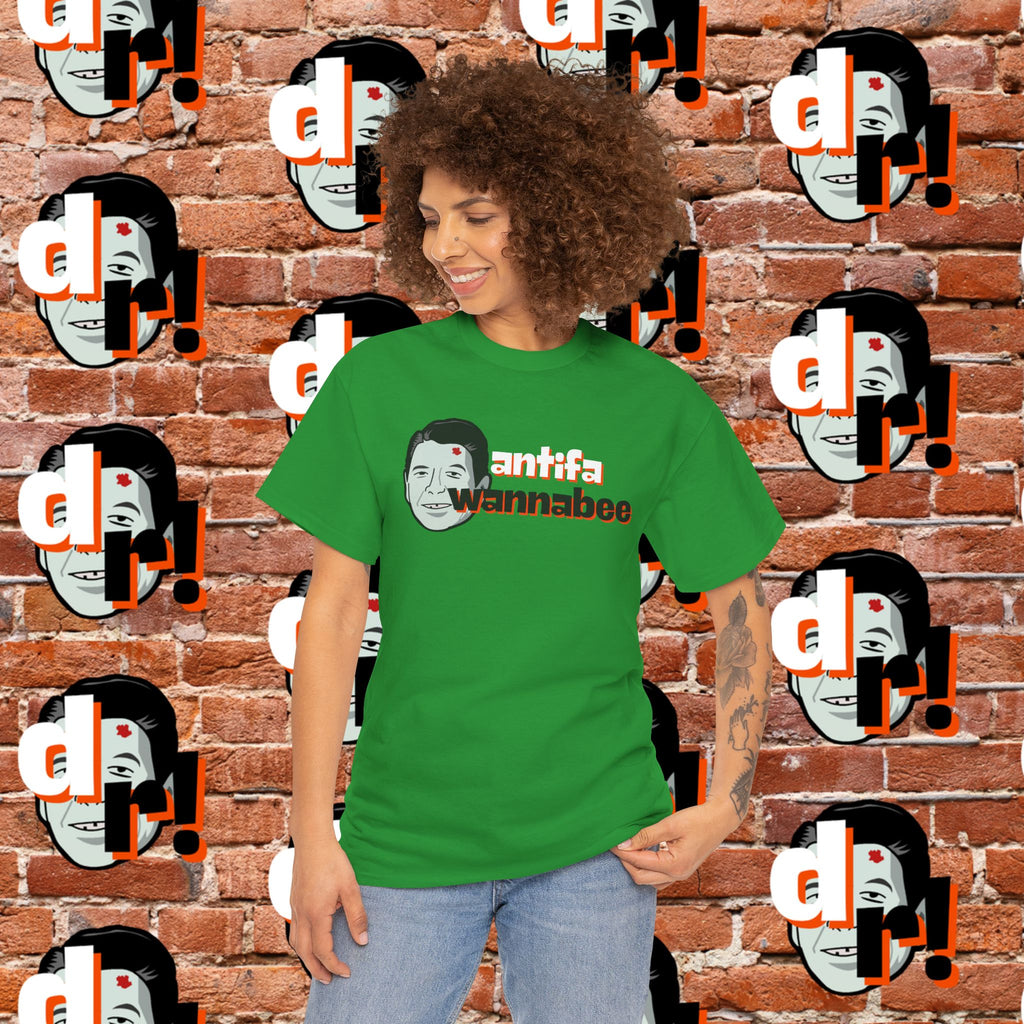 Antifa Wannabee (Orange) Unisex Heavy Cotton Tee