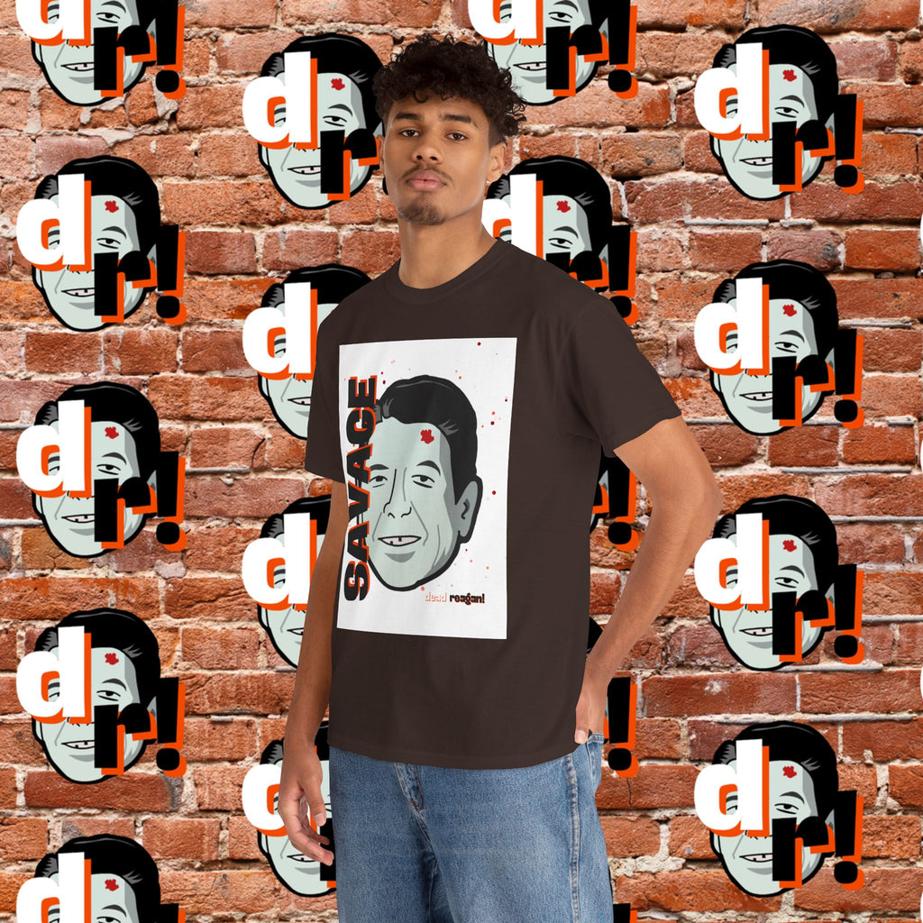 Savage Dead Reagan Graphic Tee White