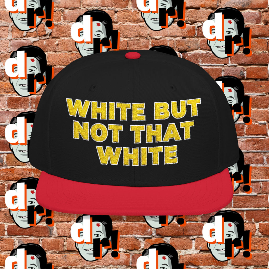 White But Not White (Yellow Letter w/o) Snapback