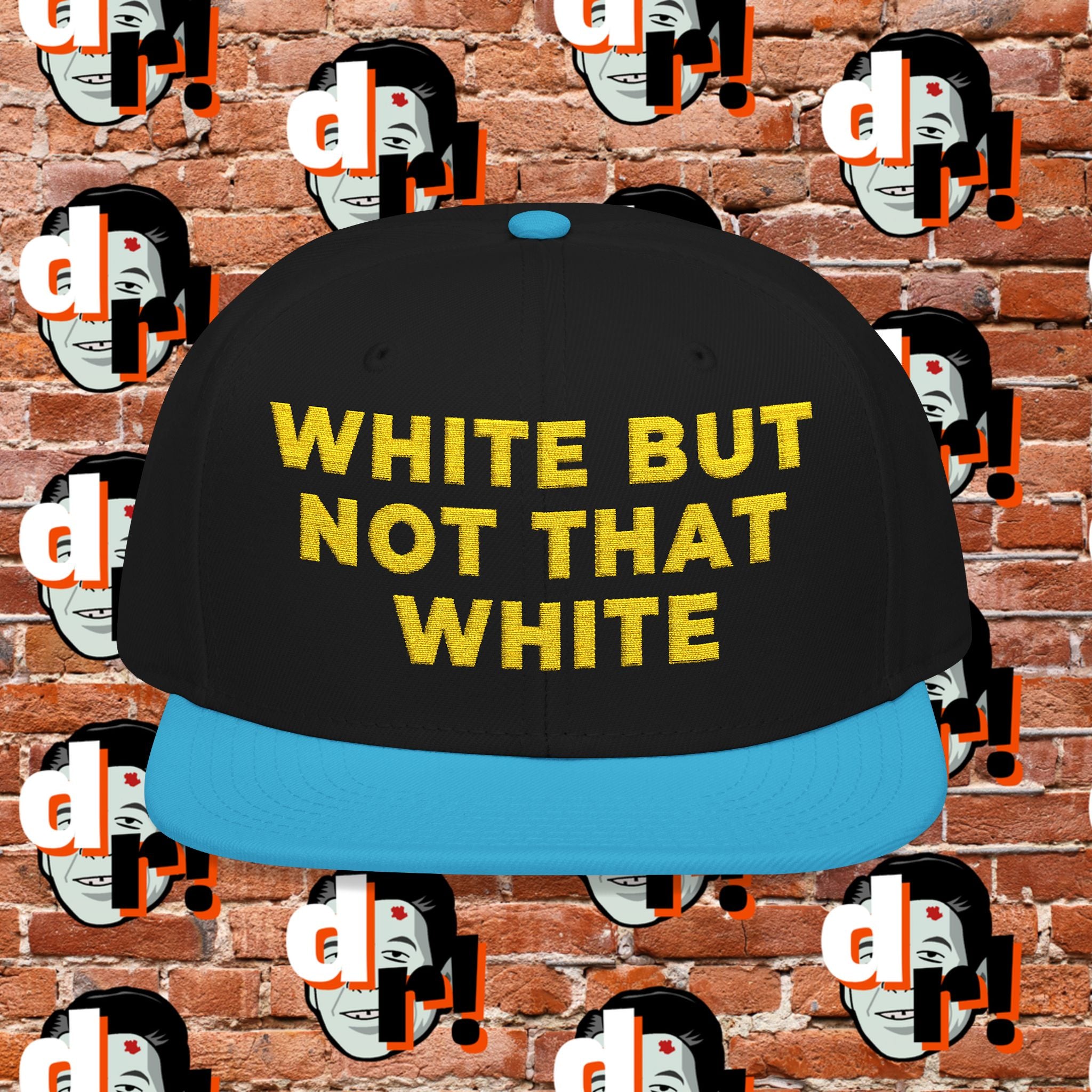 White But Not That White (Yellow Letter) Snapback