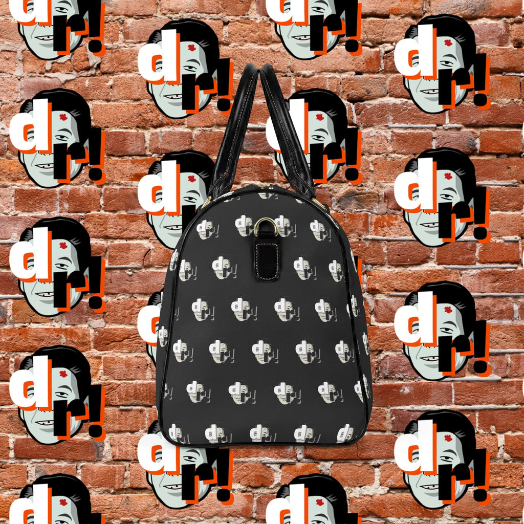 Dead Reagan Pleather Weekender Duffle- Black
