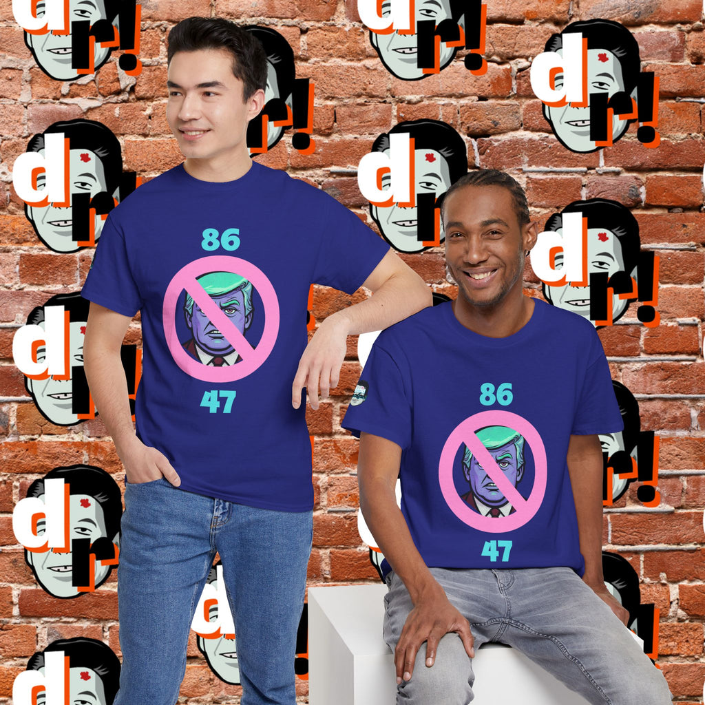 86/47 Teal & Pink Variant Unisex Heavy Cotton Tee