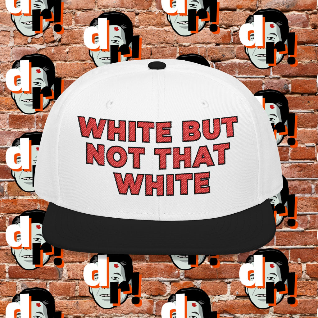 White But Not That White (Red Letter b/o) Snapback