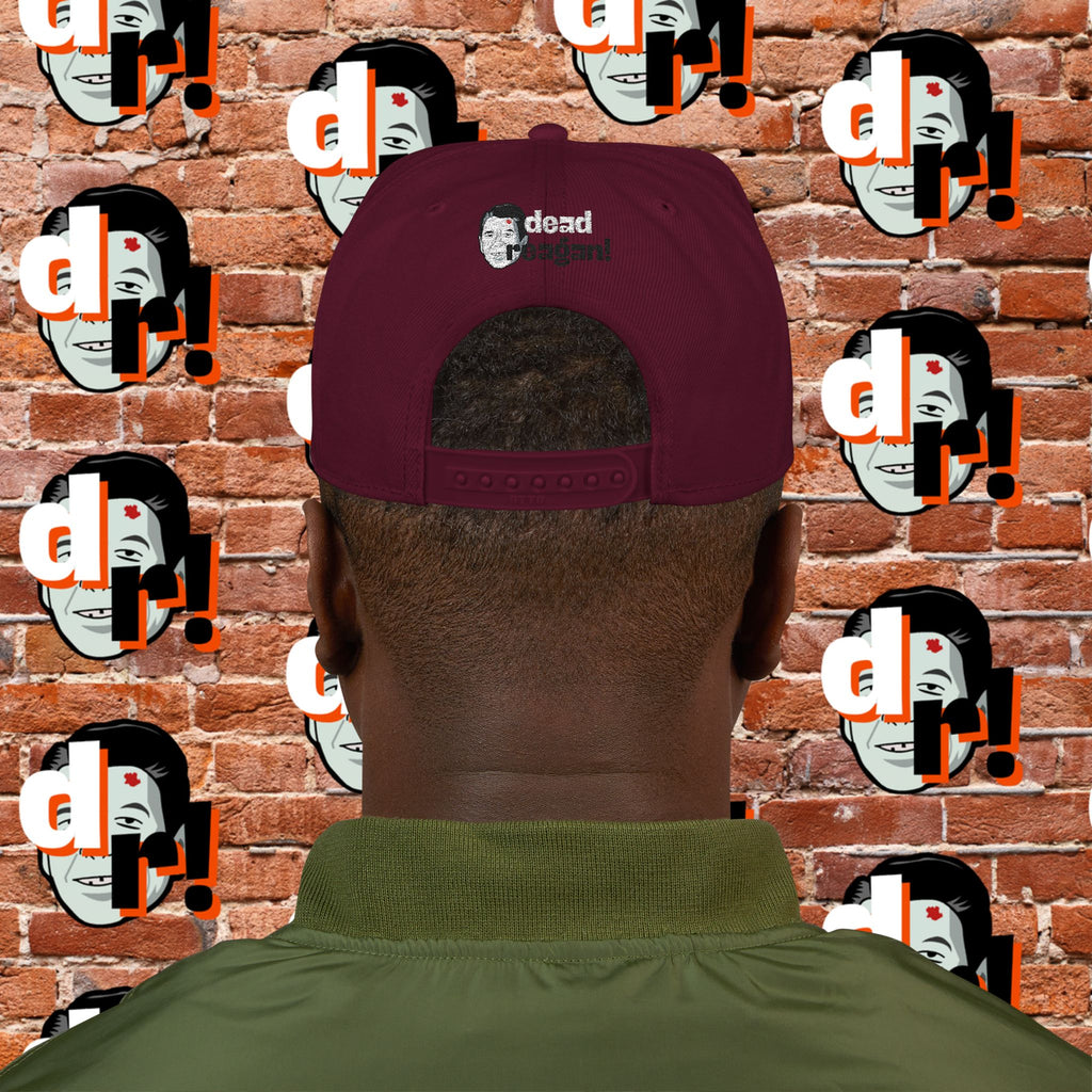 White But Not That White  White Lettering Snapback (Embroidery)