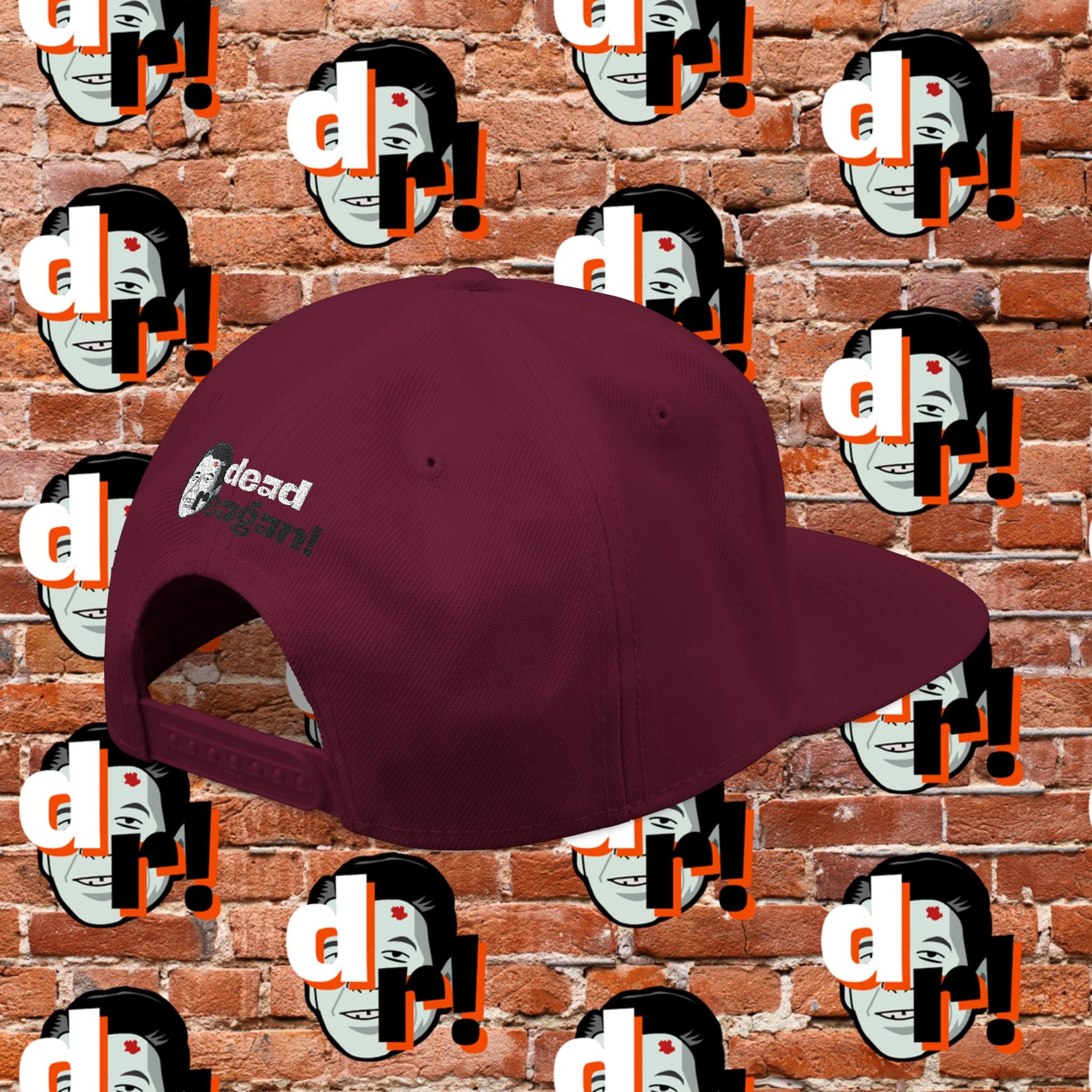 White But Not That White  White Lettering Snapback (Embroidery)