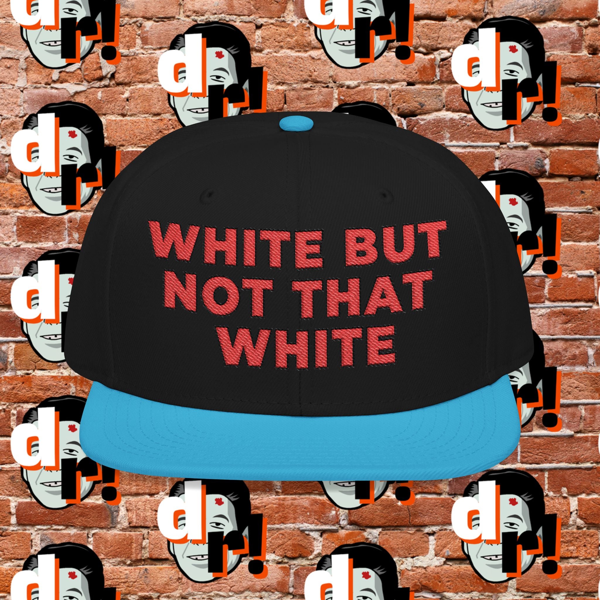 White But Not That White (Red Letter b/o) Snapback