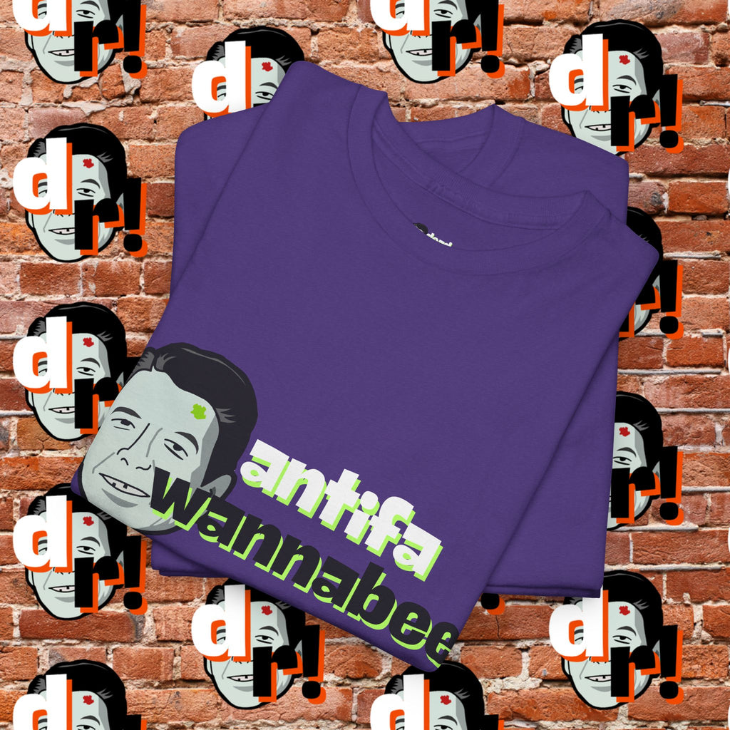 Antifa Wannabe (Lime) Unisex Heavy Cotton Tee