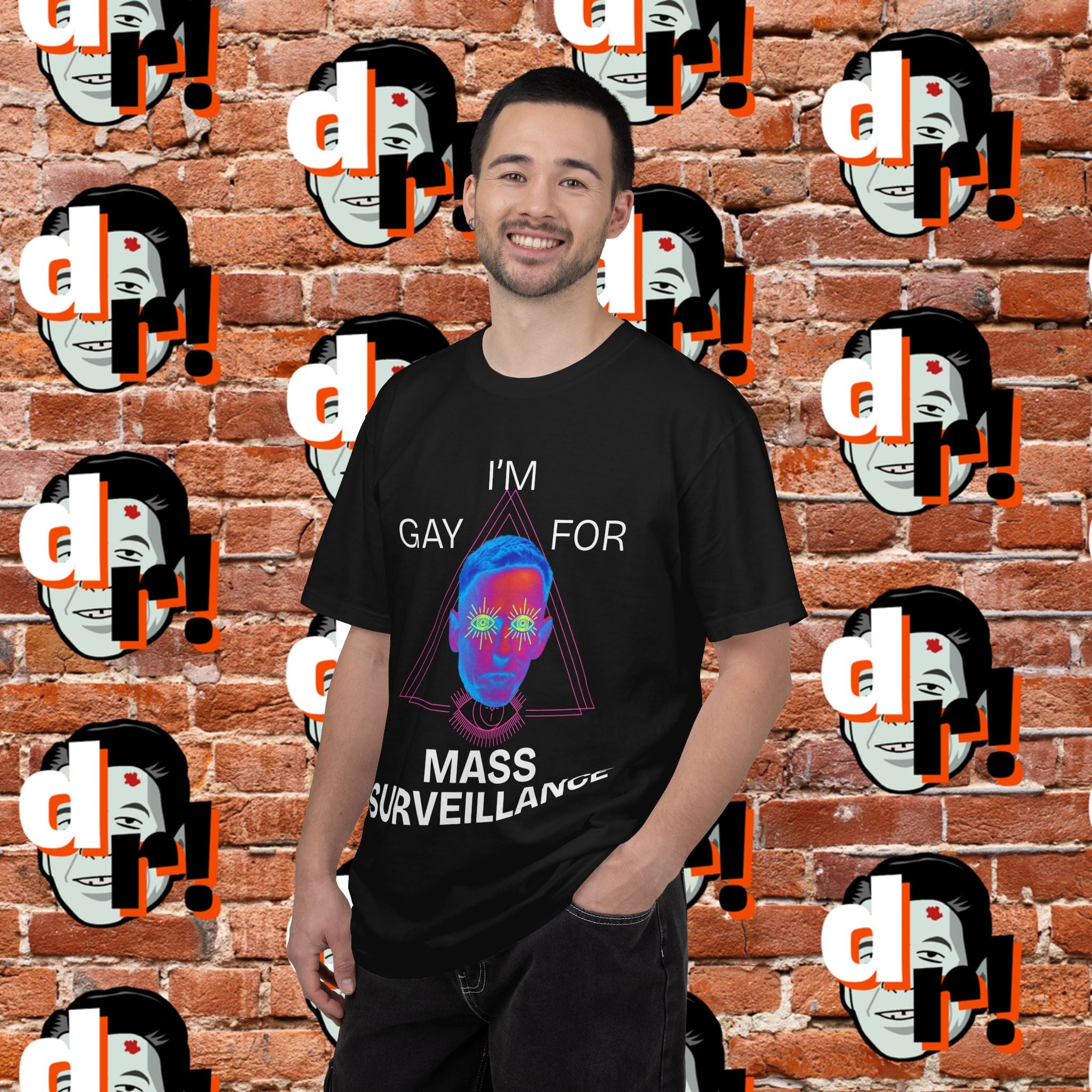 Gay for Mass Surveillance (PANK) Cotton T- Shirt