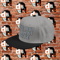White But Not That White (Grey Letter b/o) Snapback