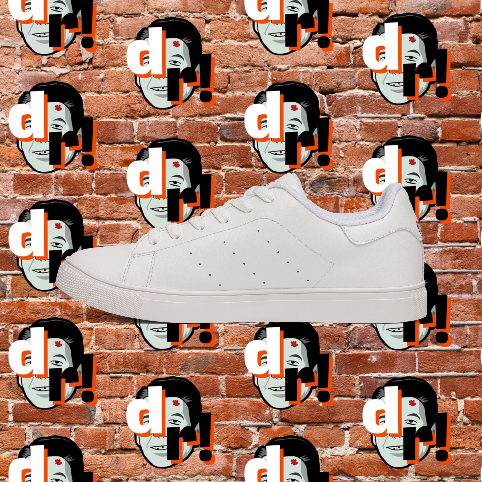 Dead Reagan Men's Low-Top Pleather Sneakers